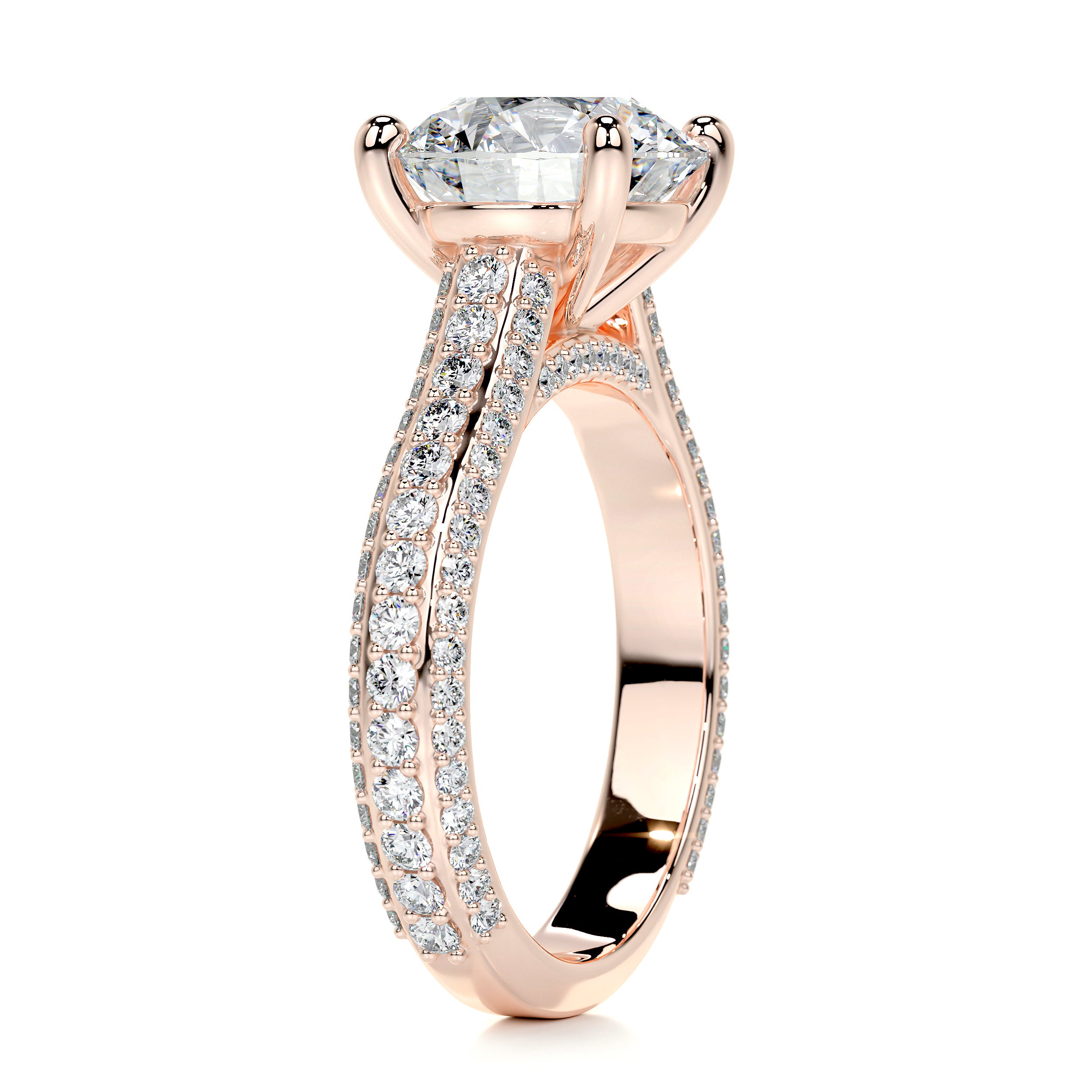 Janet Diamond Engagement Ring -14K Rose Gold
