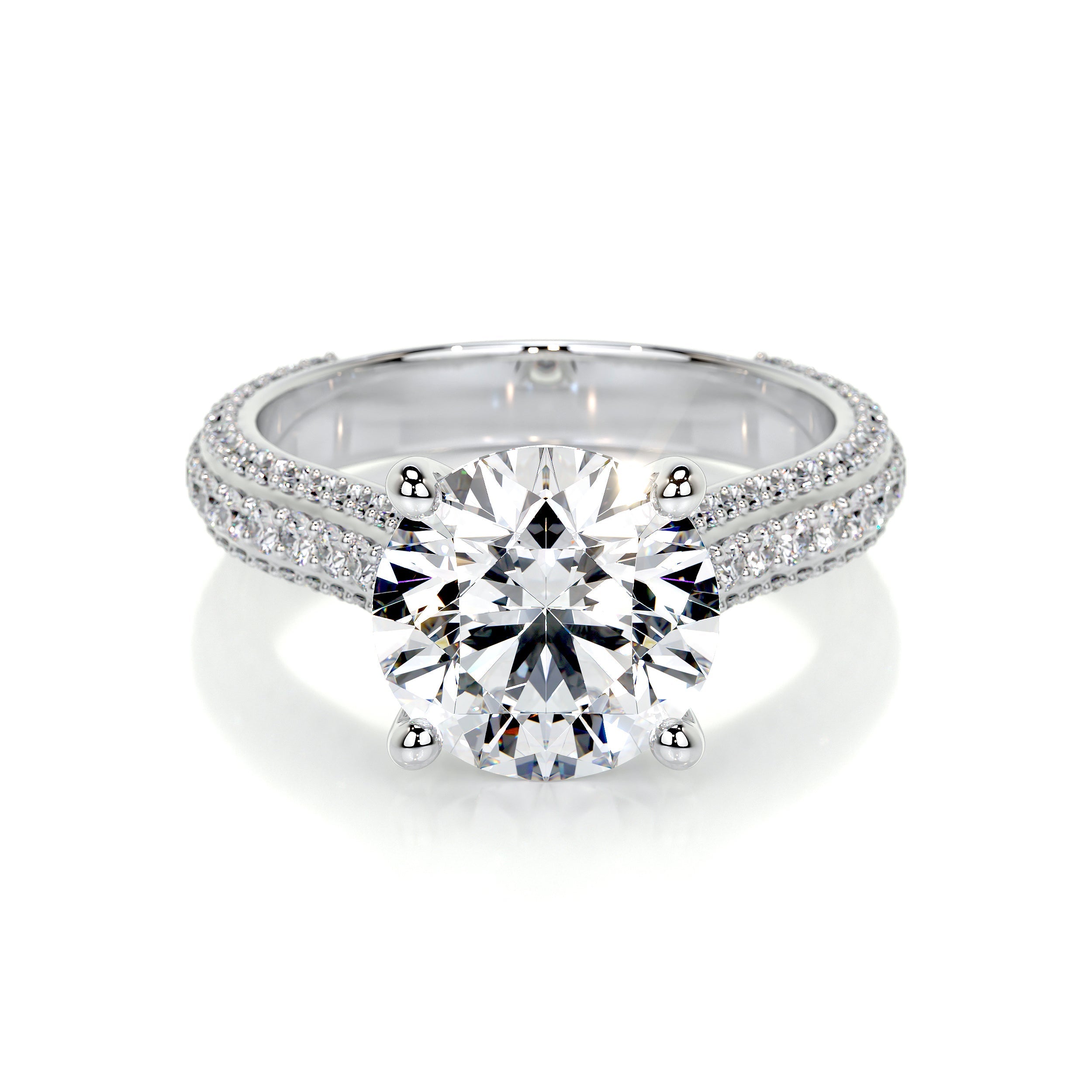 Janet Lab Grown Diamond Ring   (3.5 Carat) -Platinum