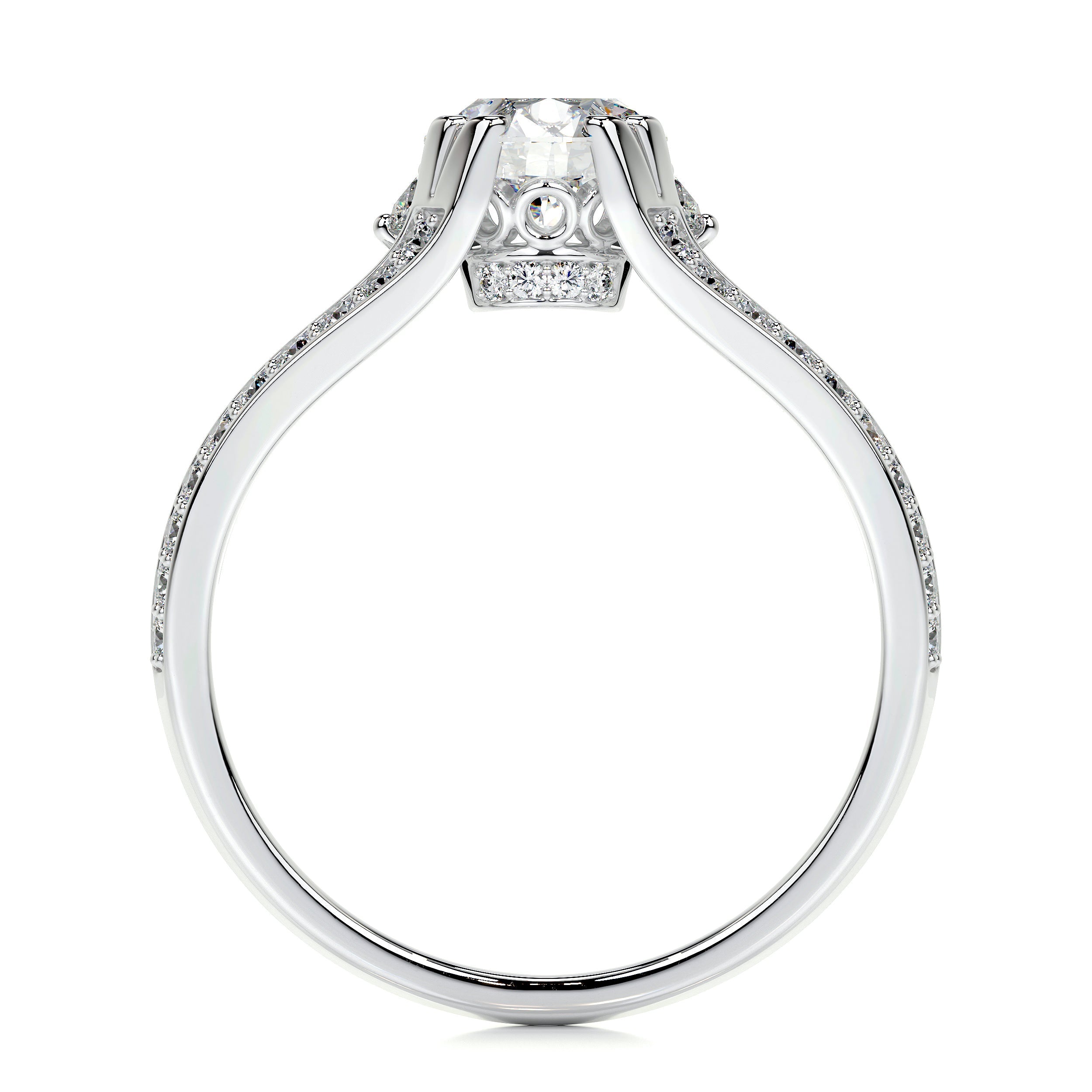 Alex Lab Grown Diamond Ring   (1.5 Carat) -Platinum