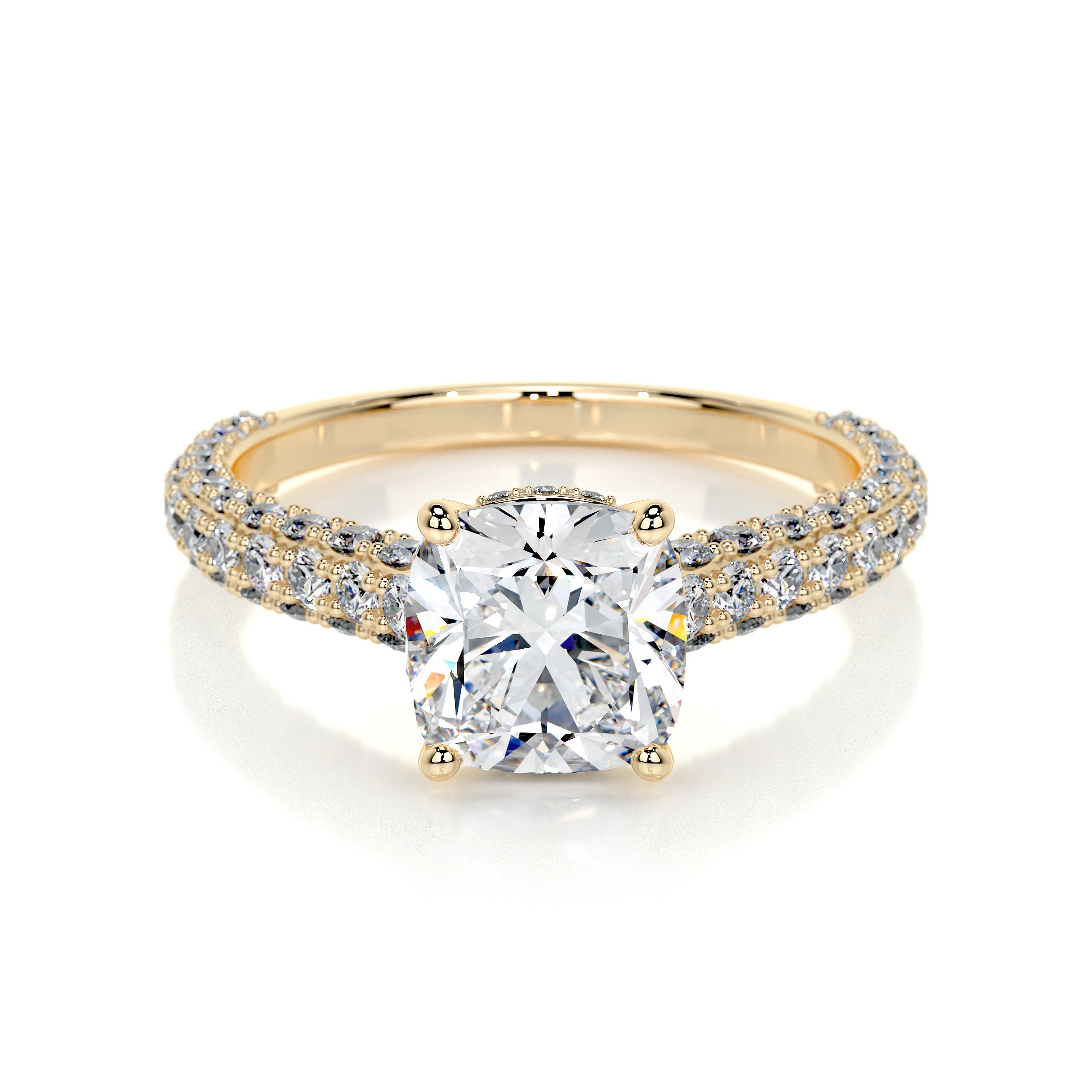 Fiona Lab Grown Diamond Ring -18K Yellow Gold