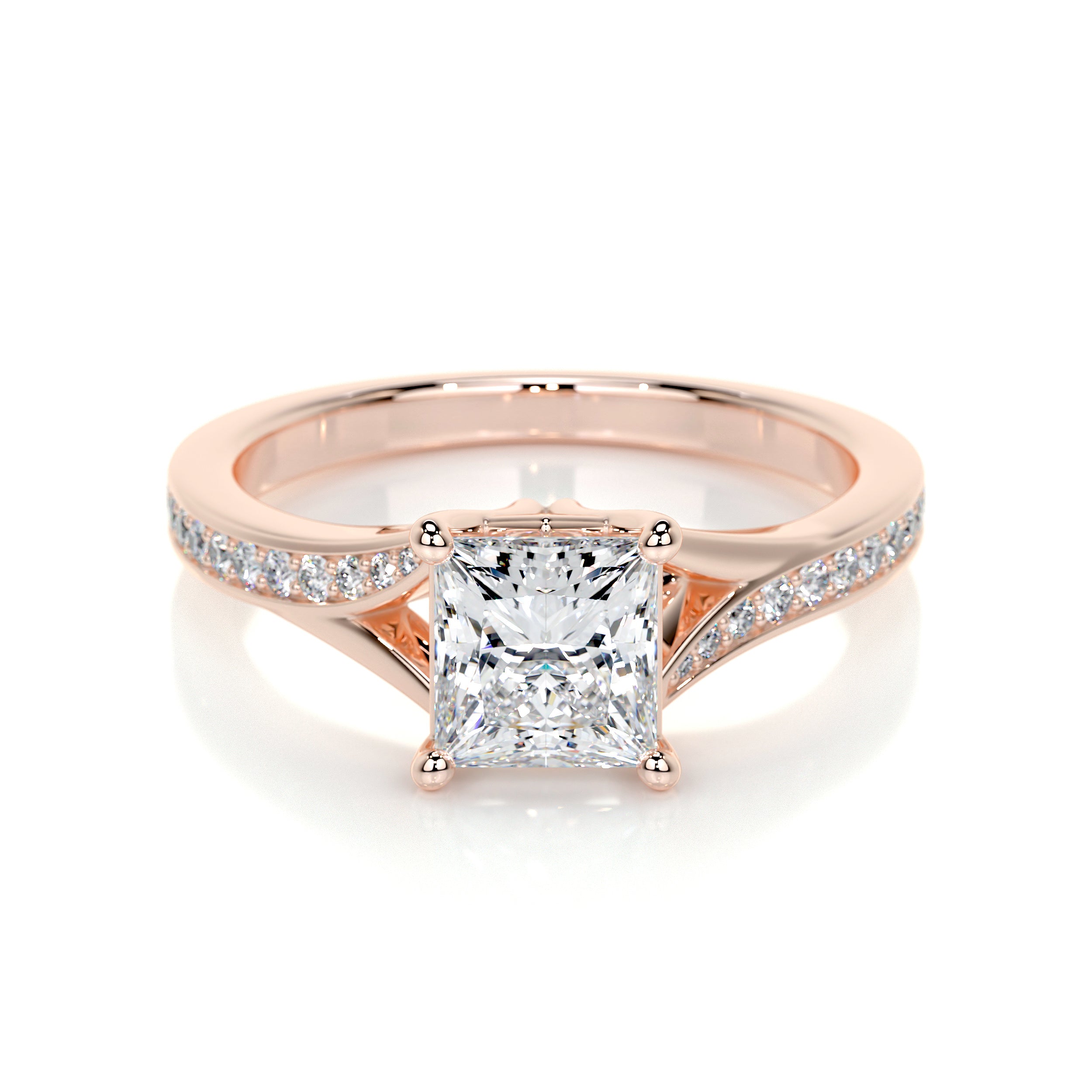 Alexandria Lab Grown Diamond Ring -14K Rose Gold