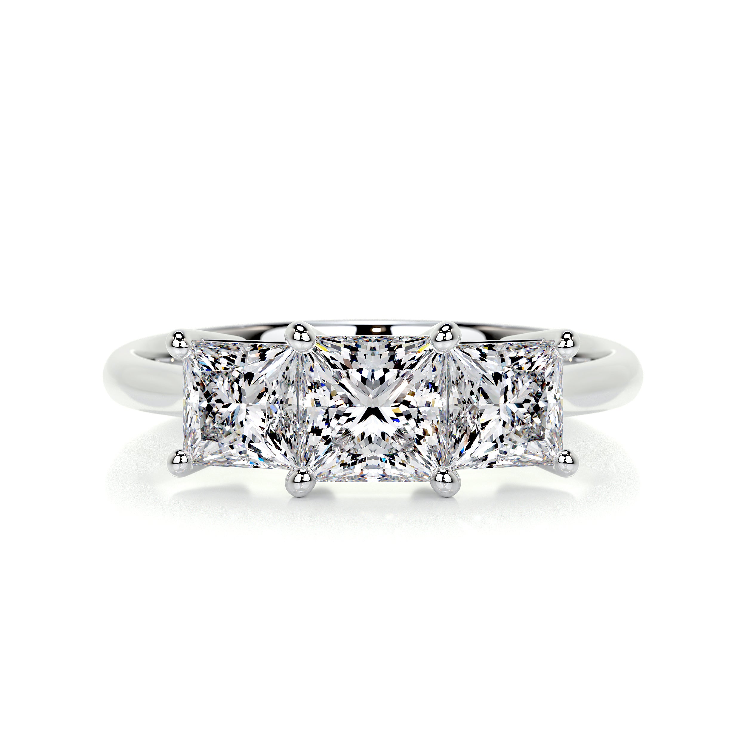 Amanda Diamond Engagement Ring -14K White Gold