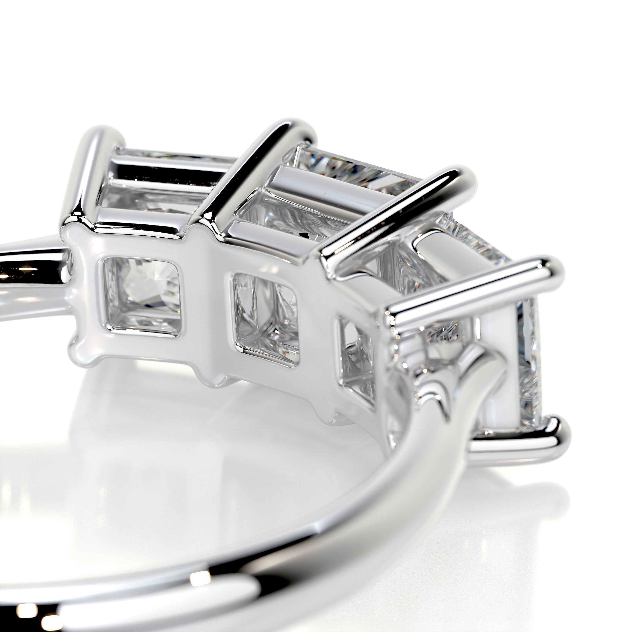 Amanda Diamond Engagement Ring -18K White Gold