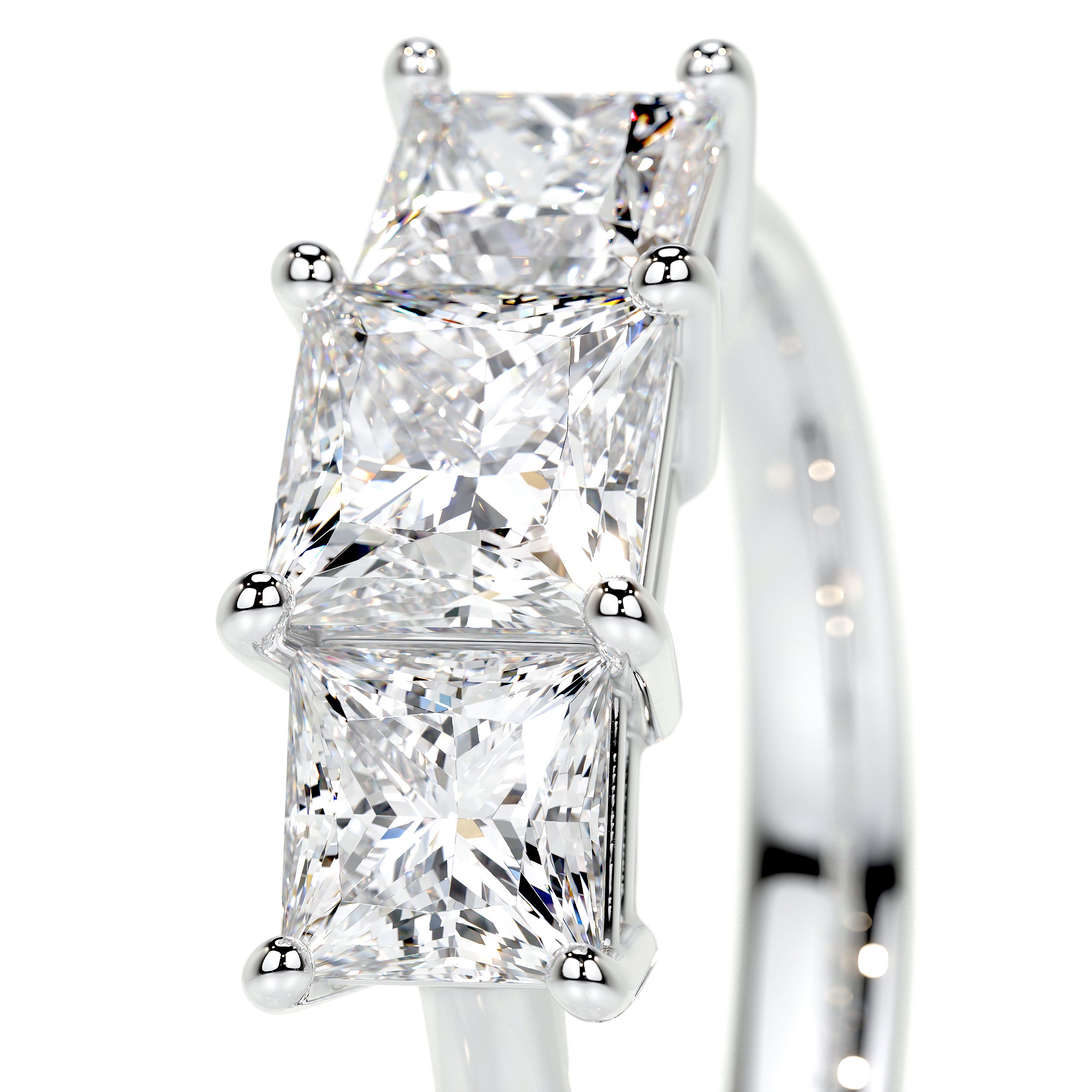 Amanda Lab Grown Diamond Ring -18K White Gold