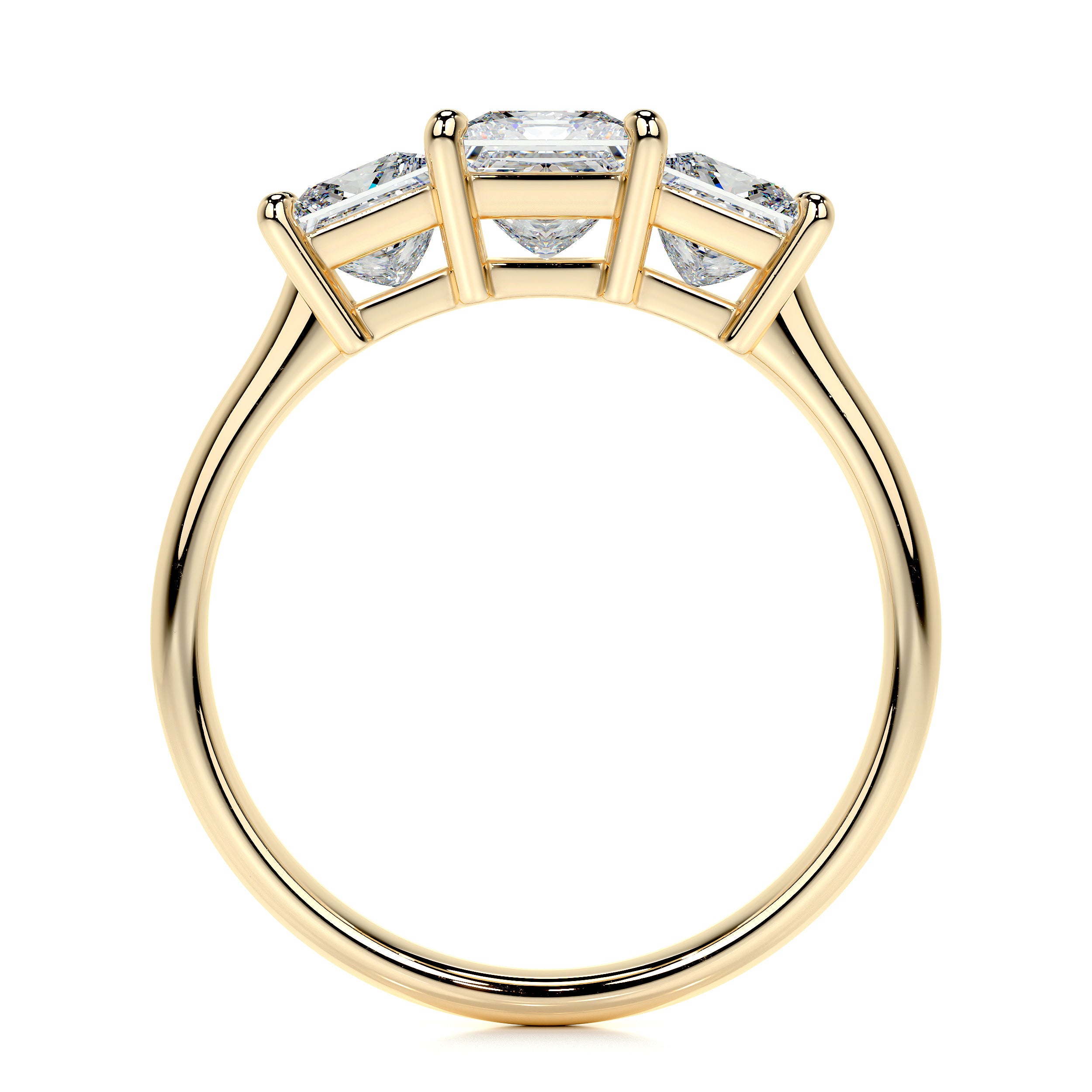 Amanda Lab Grown Diamond Ring -18K Yellow Gold