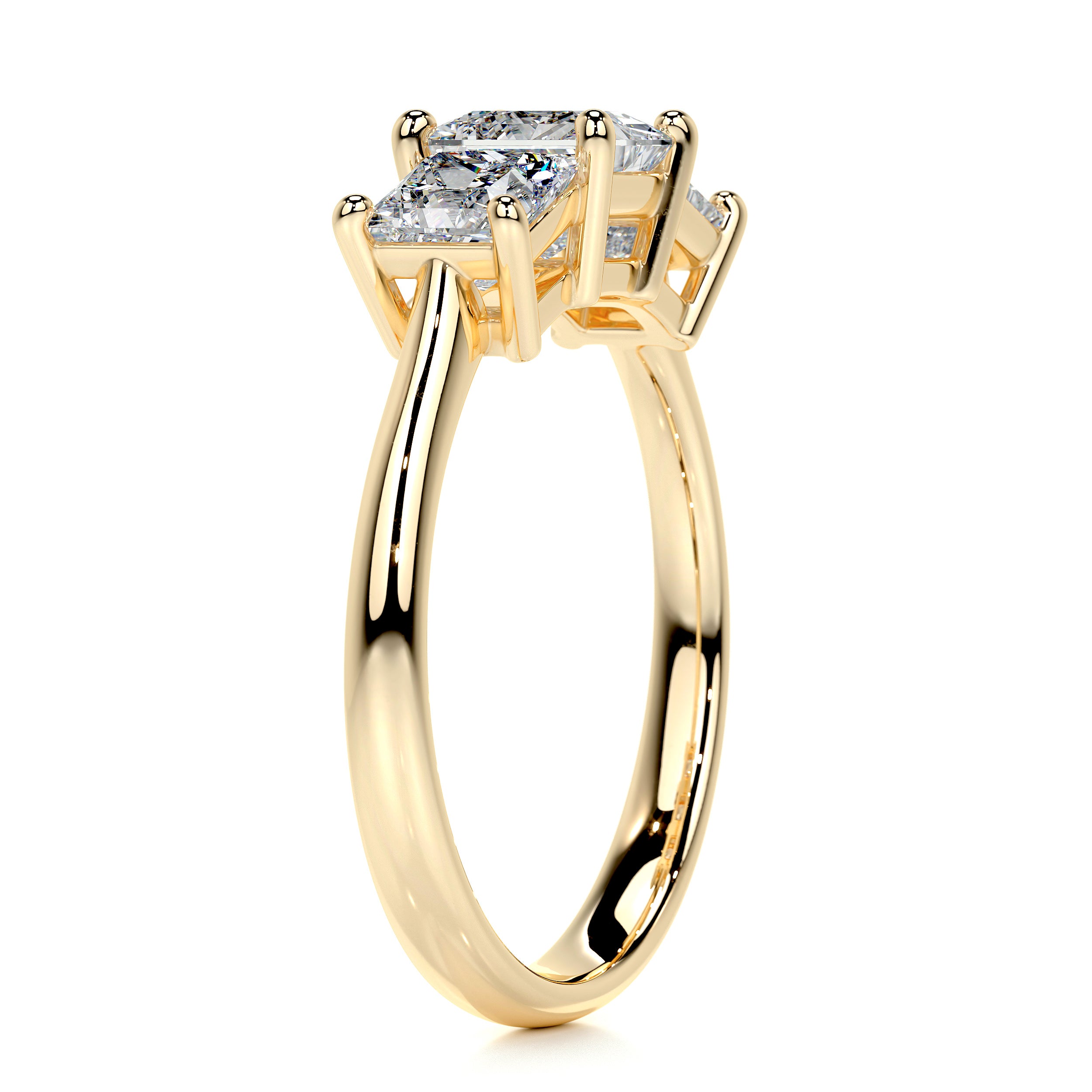 Amanda Diamond Engagement Ring -18K Yellow Gold