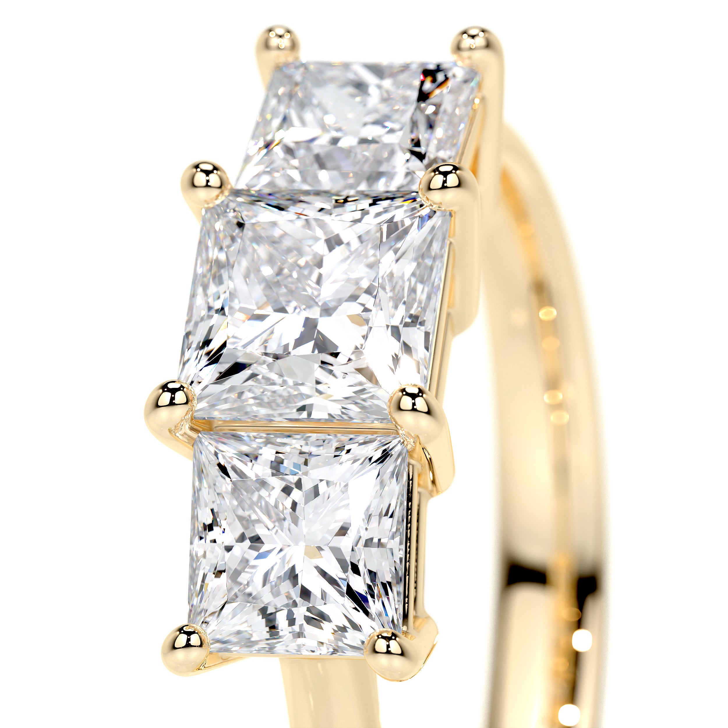 Amanda Lab Grown Diamond Ring -18K Yellow Gold