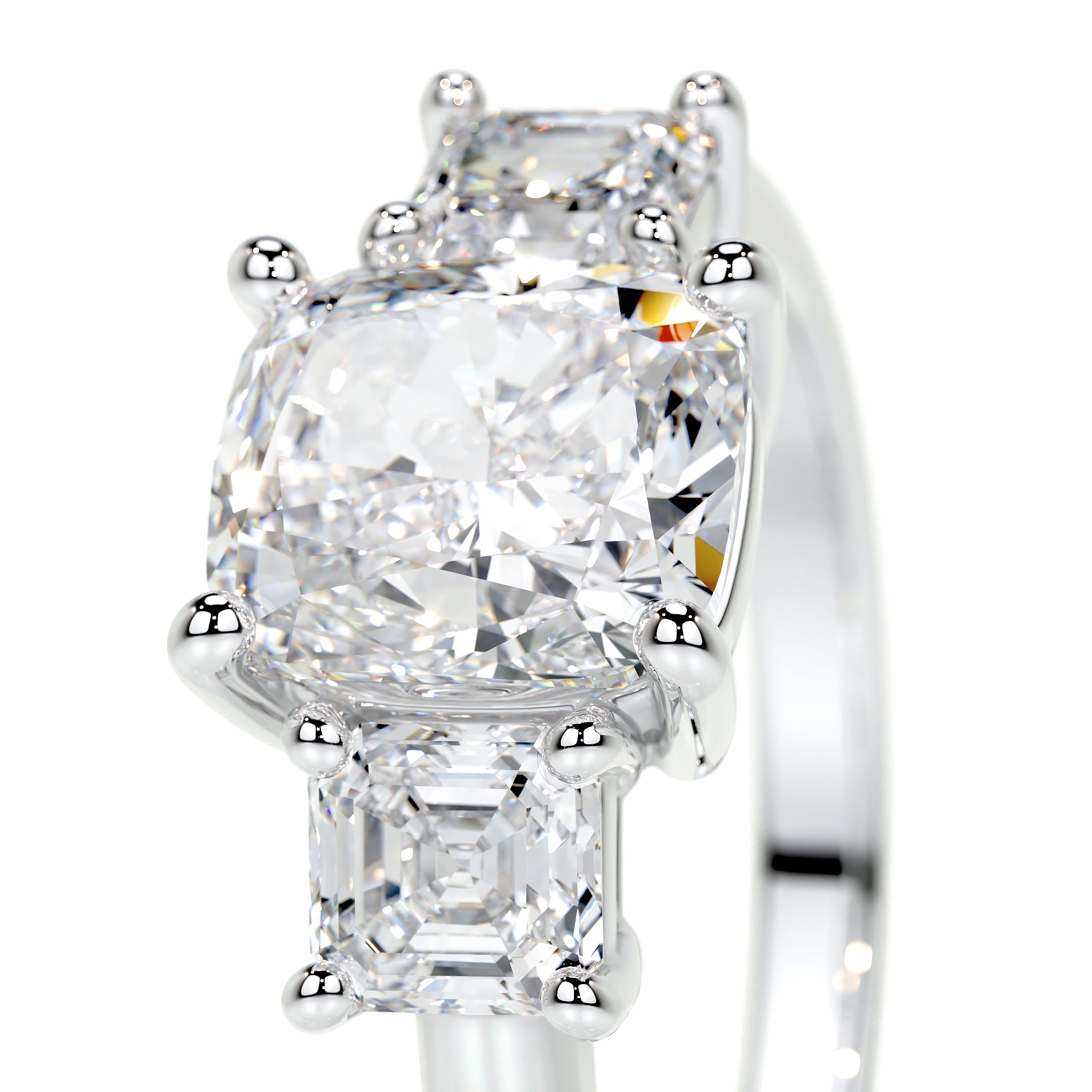 Amanda Lab Grown Diamond Ring -18K White Gold