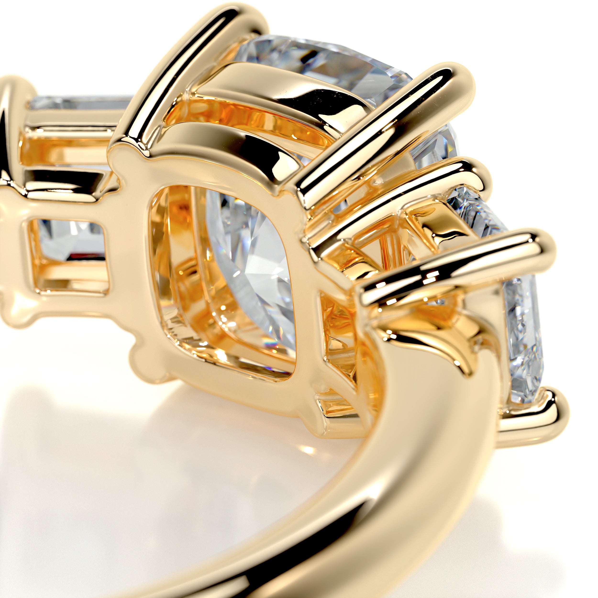 Amanda Diamond Engagement Ring -18K Yellow Gold