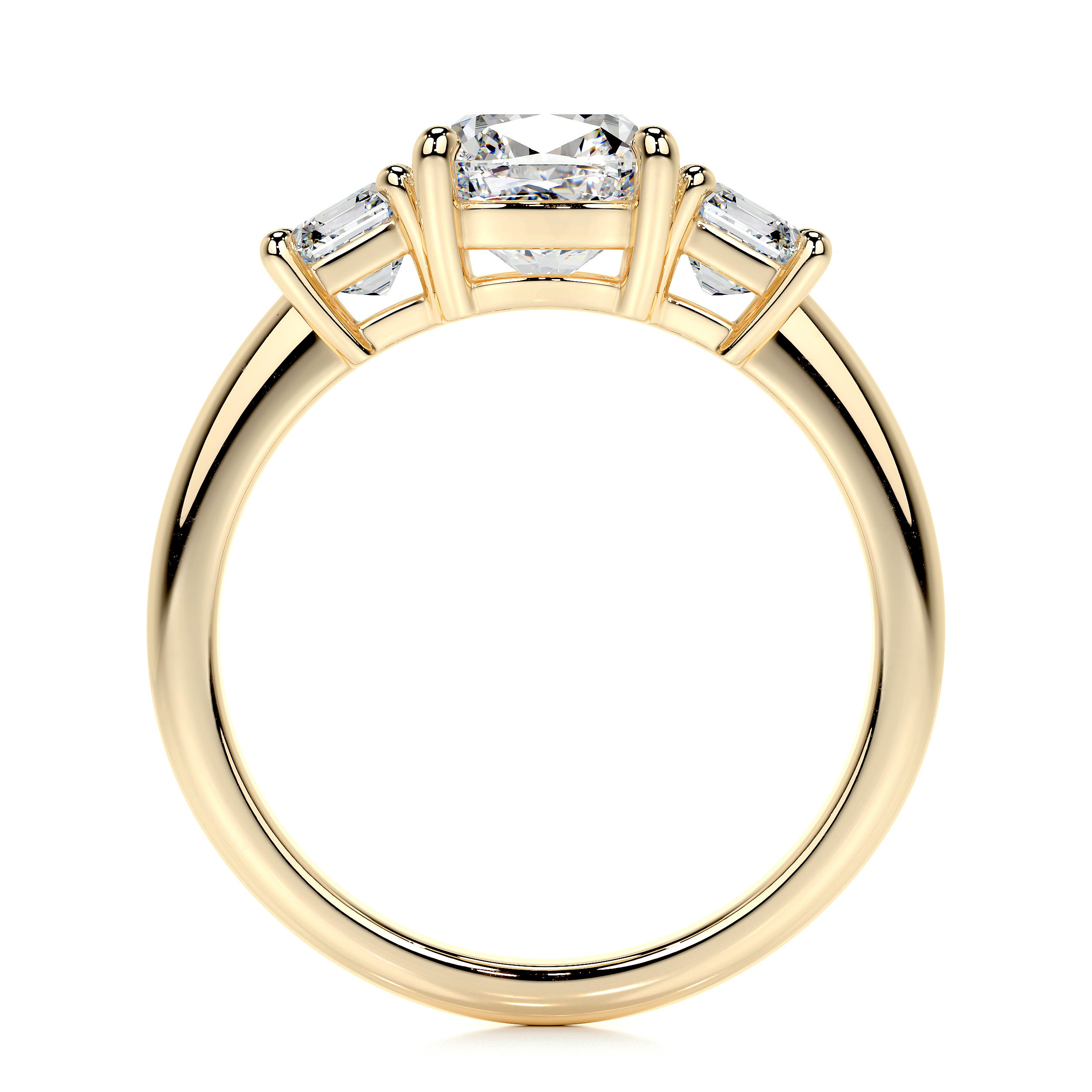 Amanda Lab Grown Diamond Ring -18K Yellow Gold