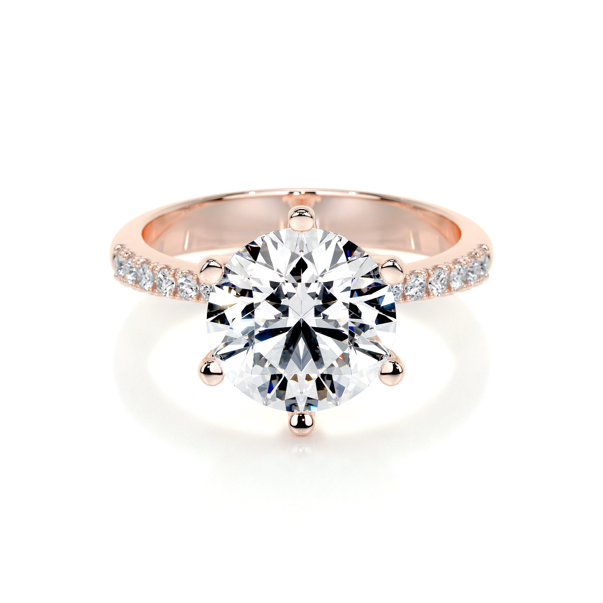 Samantha Lab Grown Diamond Ring -14K Rose Gold