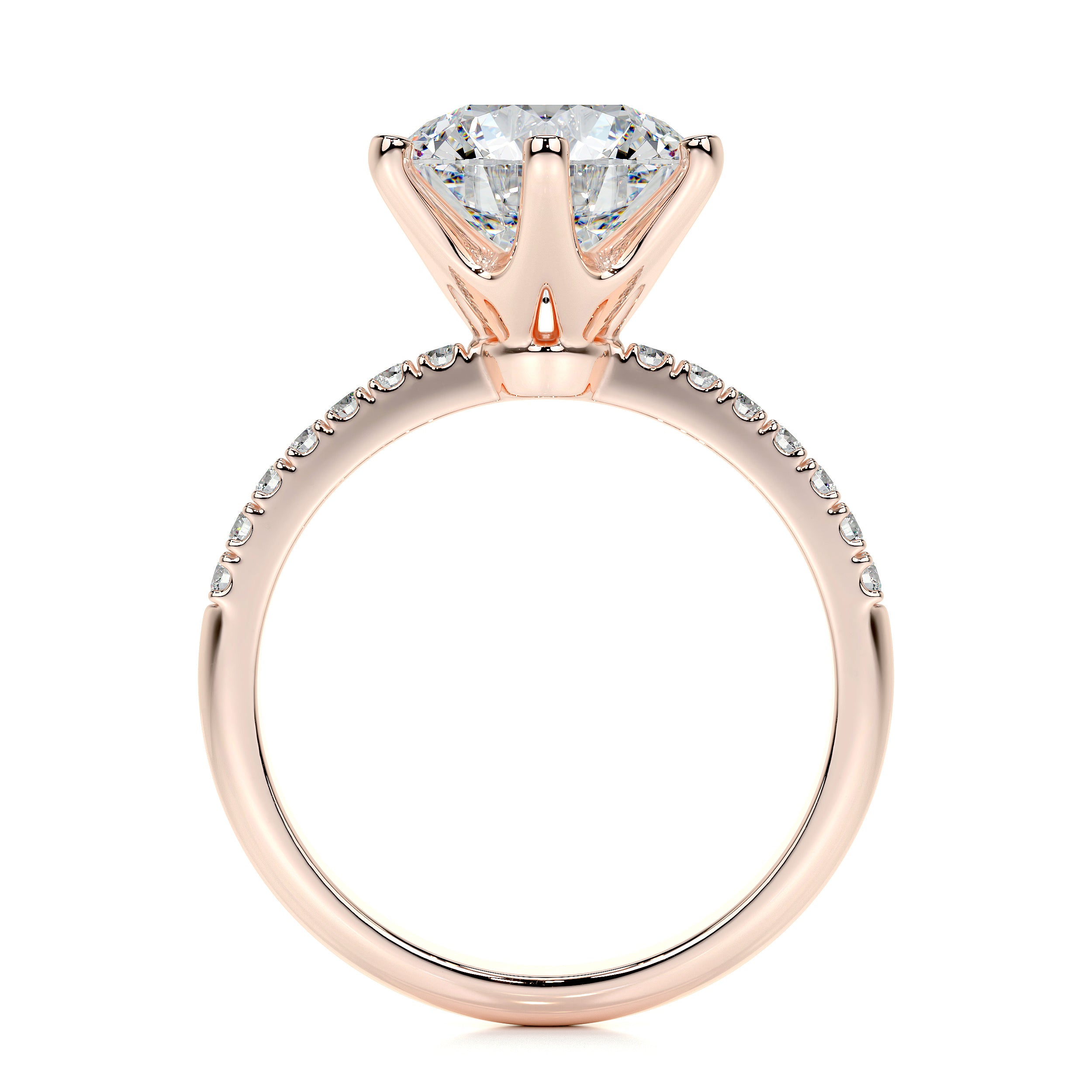 Samantha Lab Grown Diamond Ring -14K Rose Gold