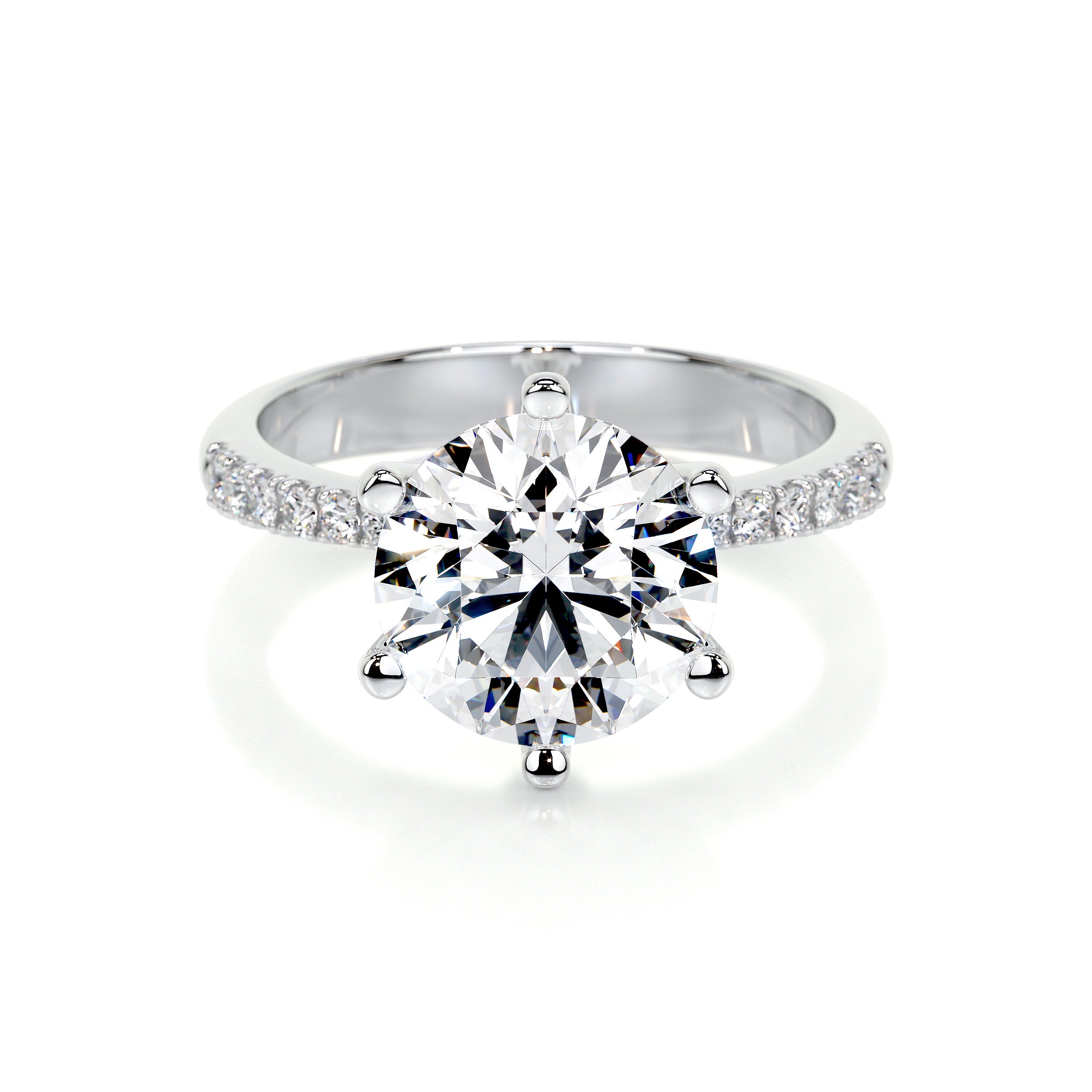Samantha Lab Grown Diamond Ring -18K White Gold