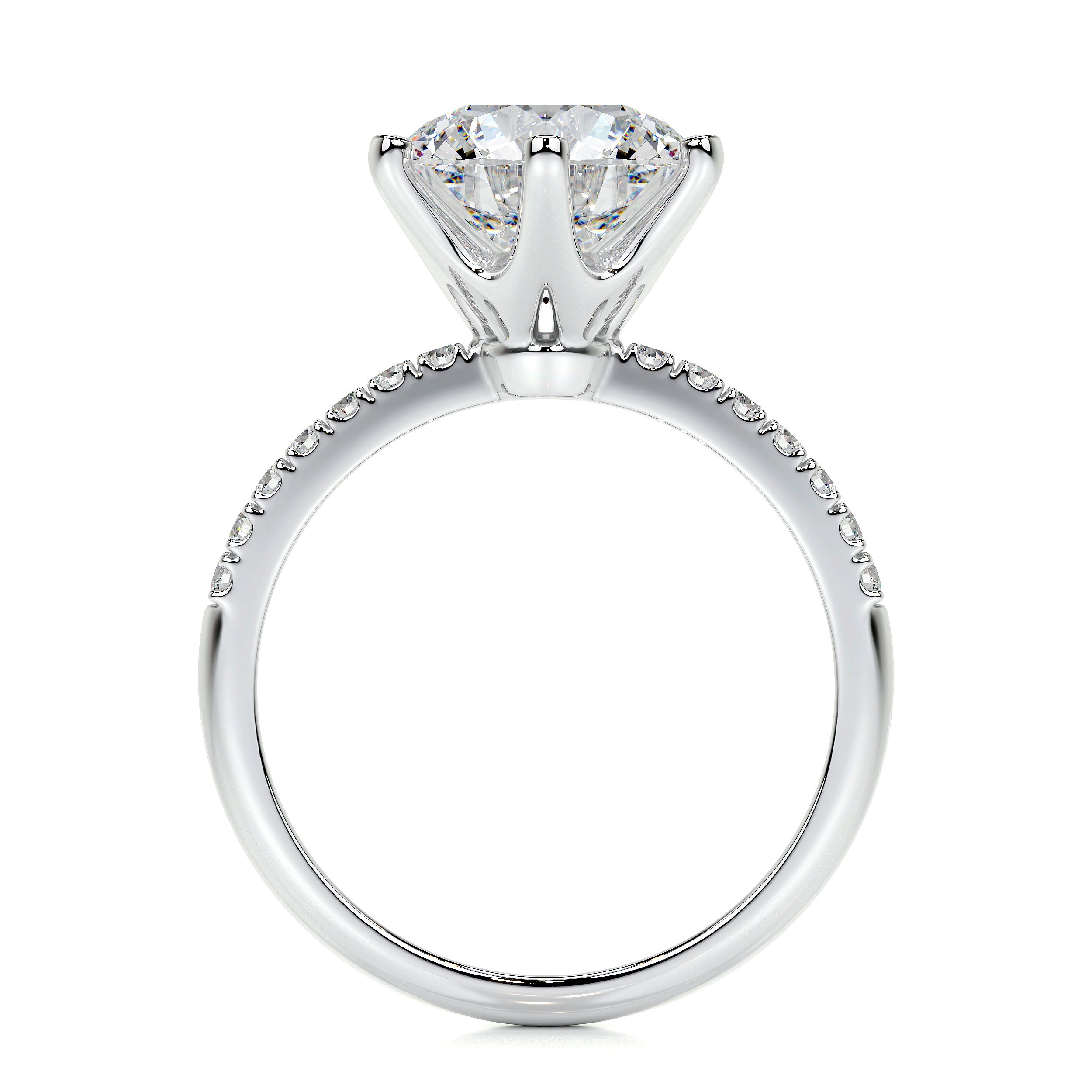 Samantha Lab Grown Diamond Ring -18K White Gold
