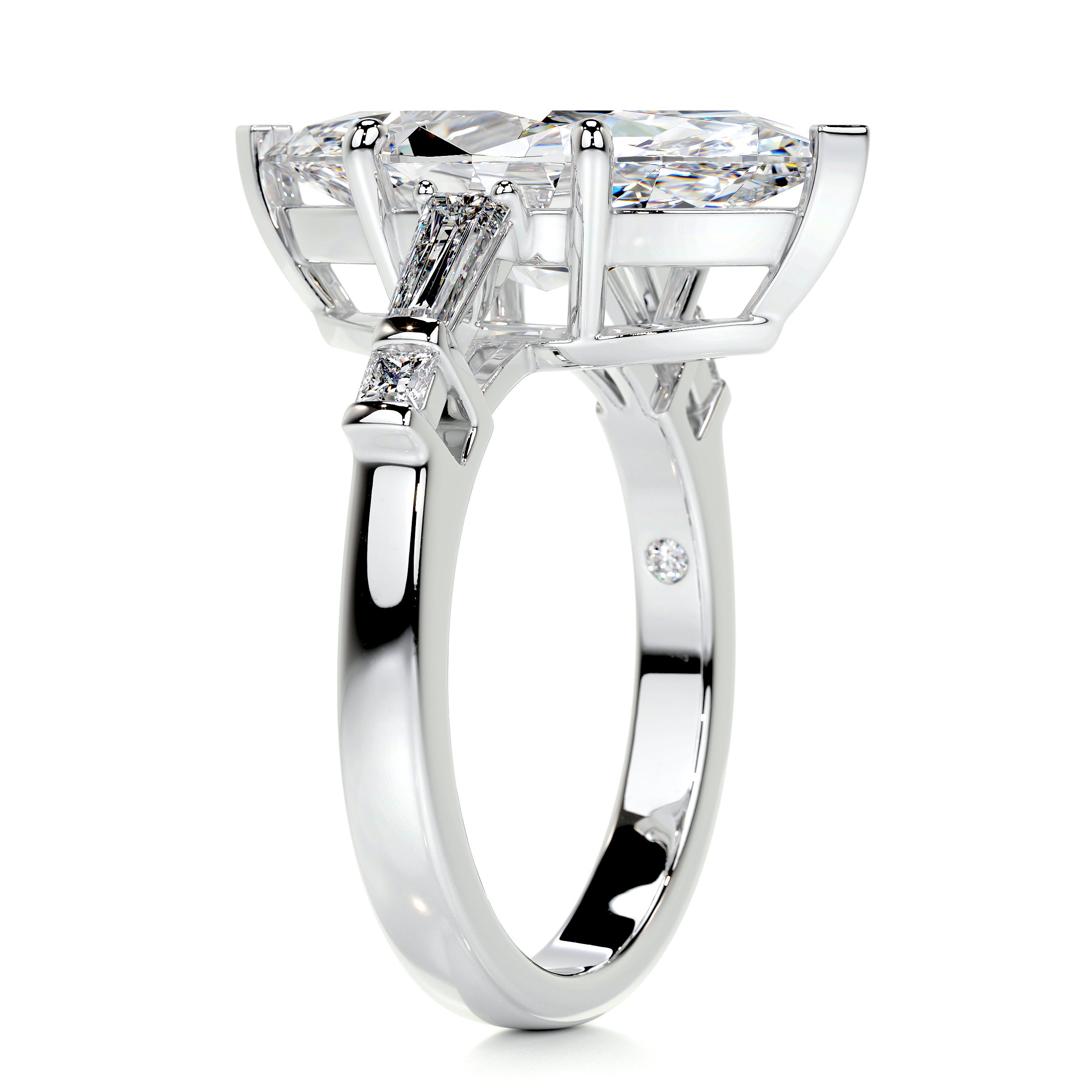 Tessa Diamond Engagement Ring -14K White Gold