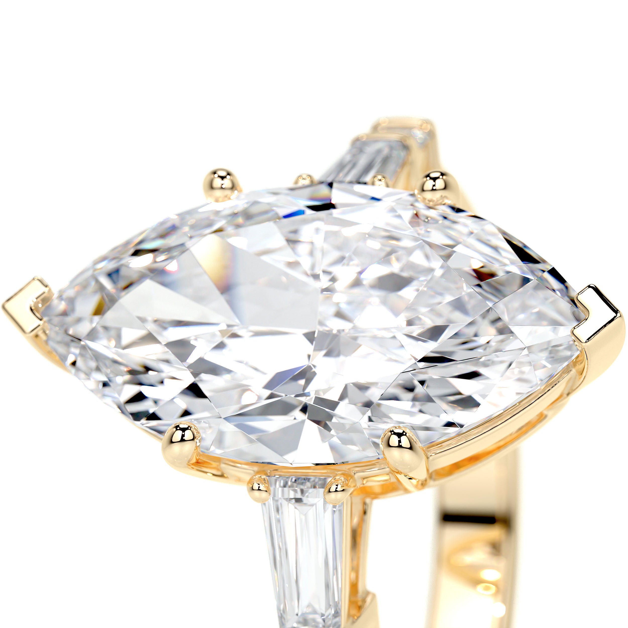 Tessa Lab Grown Diamond Ring -18K Yellow Gold