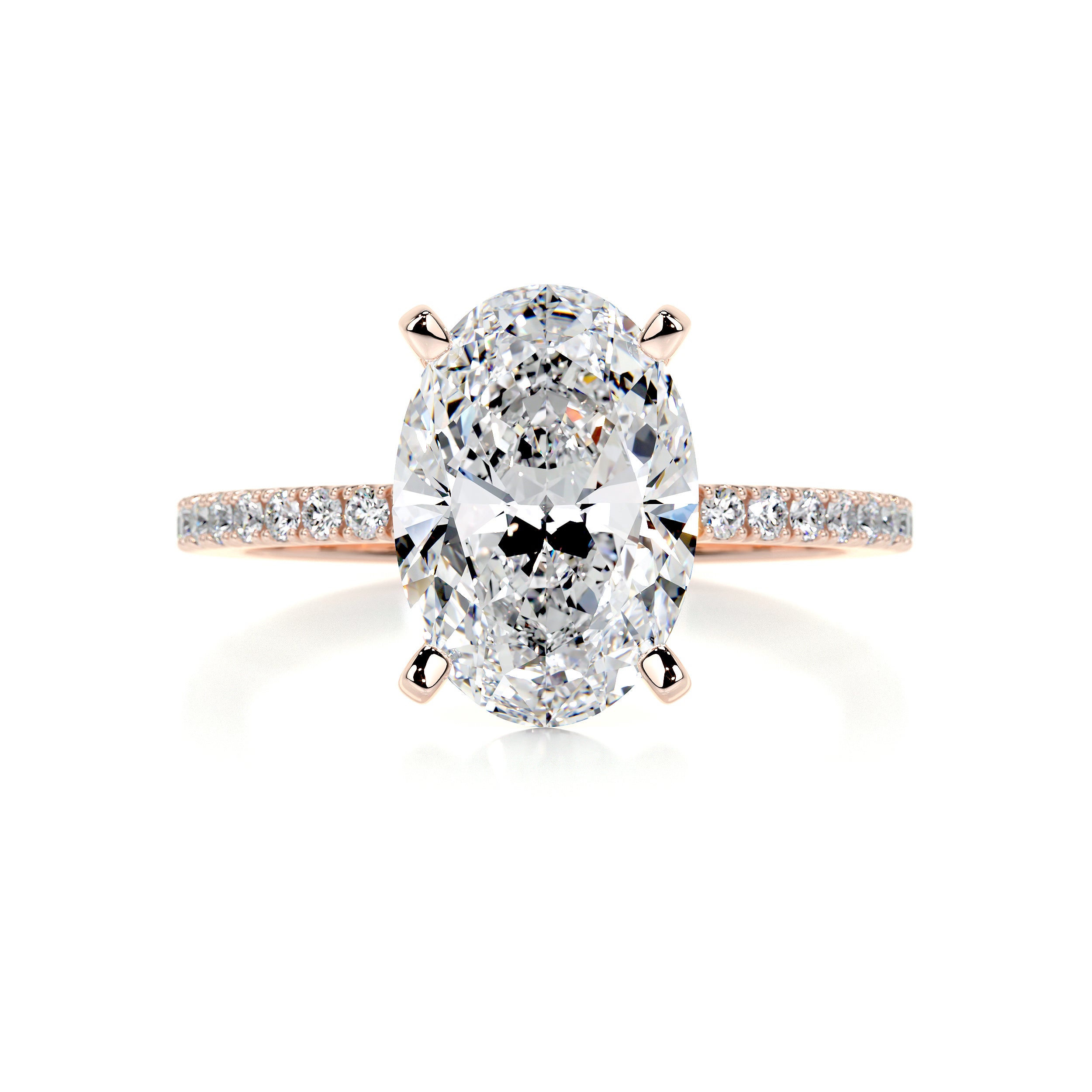 Stephanie Diamond Engagement Ring -14K Rose Gold