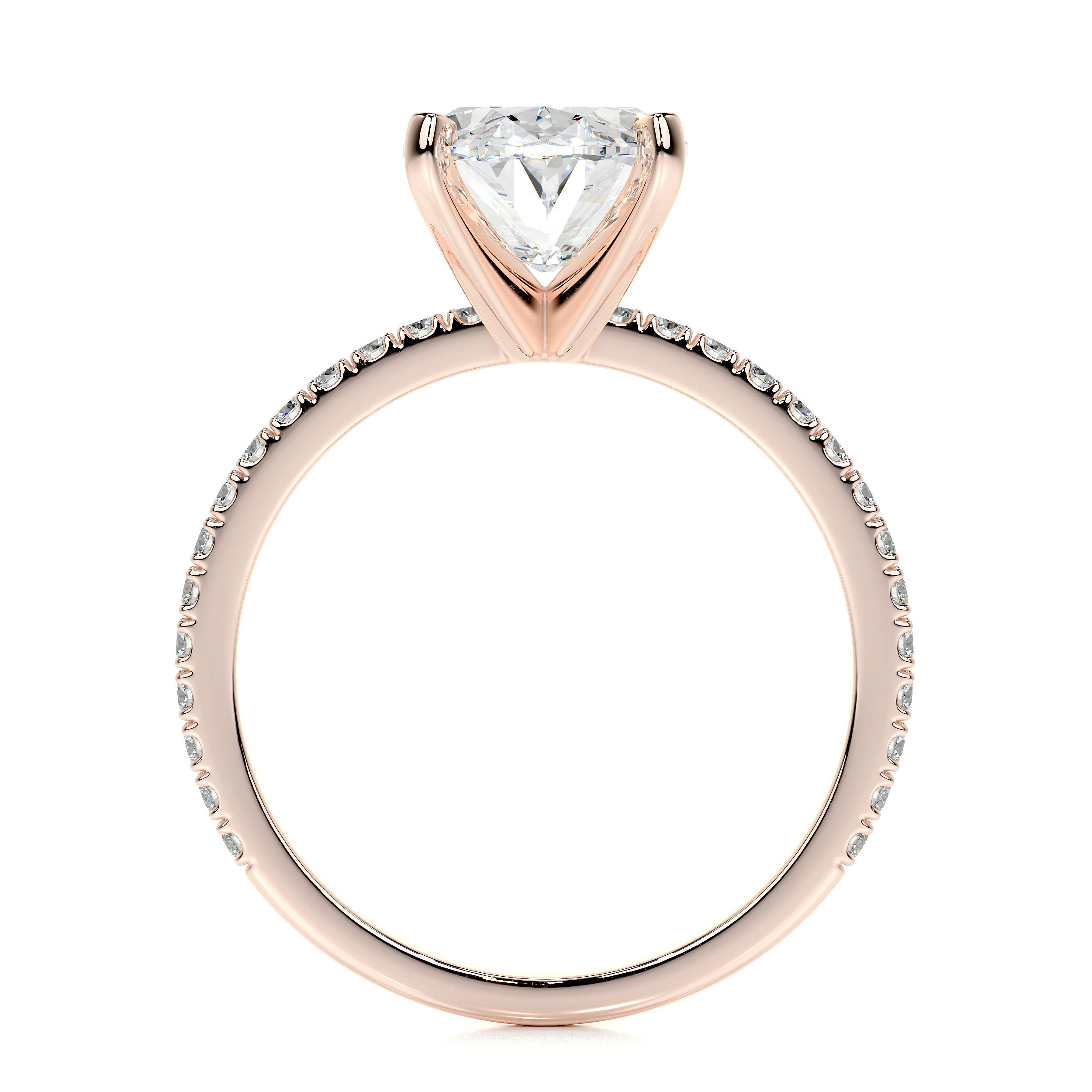 Stephanie Lab Grown Diamond Ring -14K Rose Gold