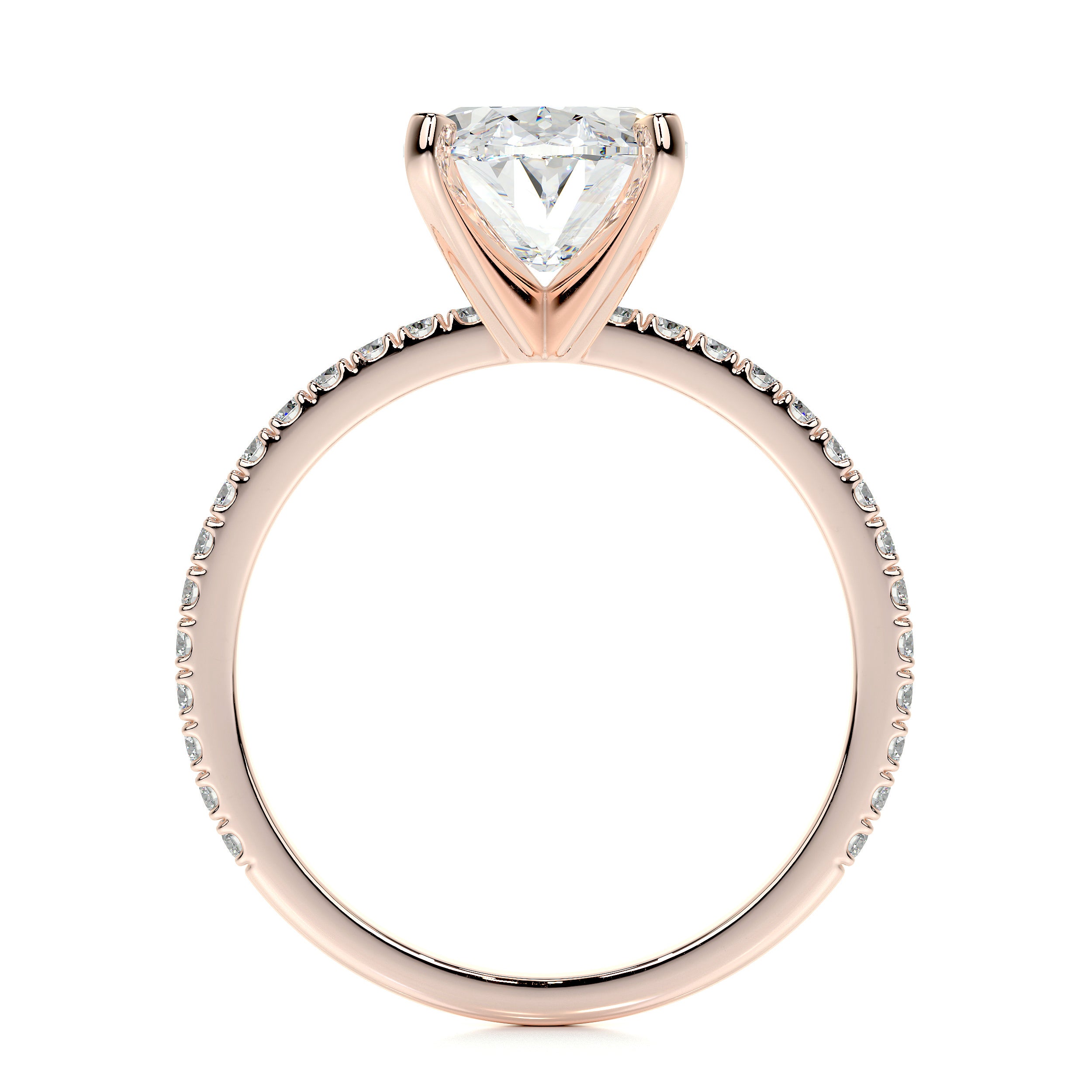 Stephanie Lab Grown Diamond Ring -14K Rose Gold