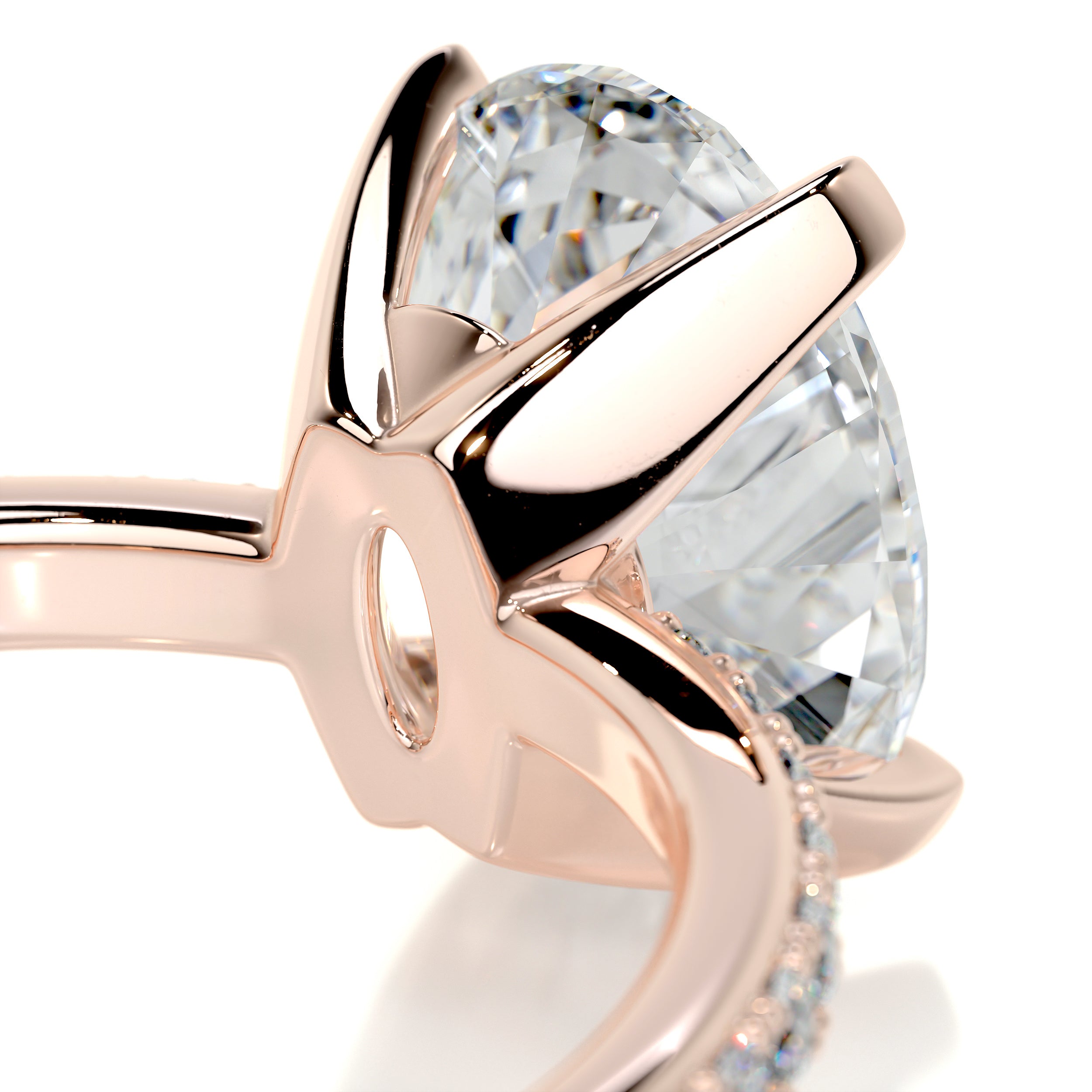 Samantha Diamond Engagement Ring -14K Rose Gold