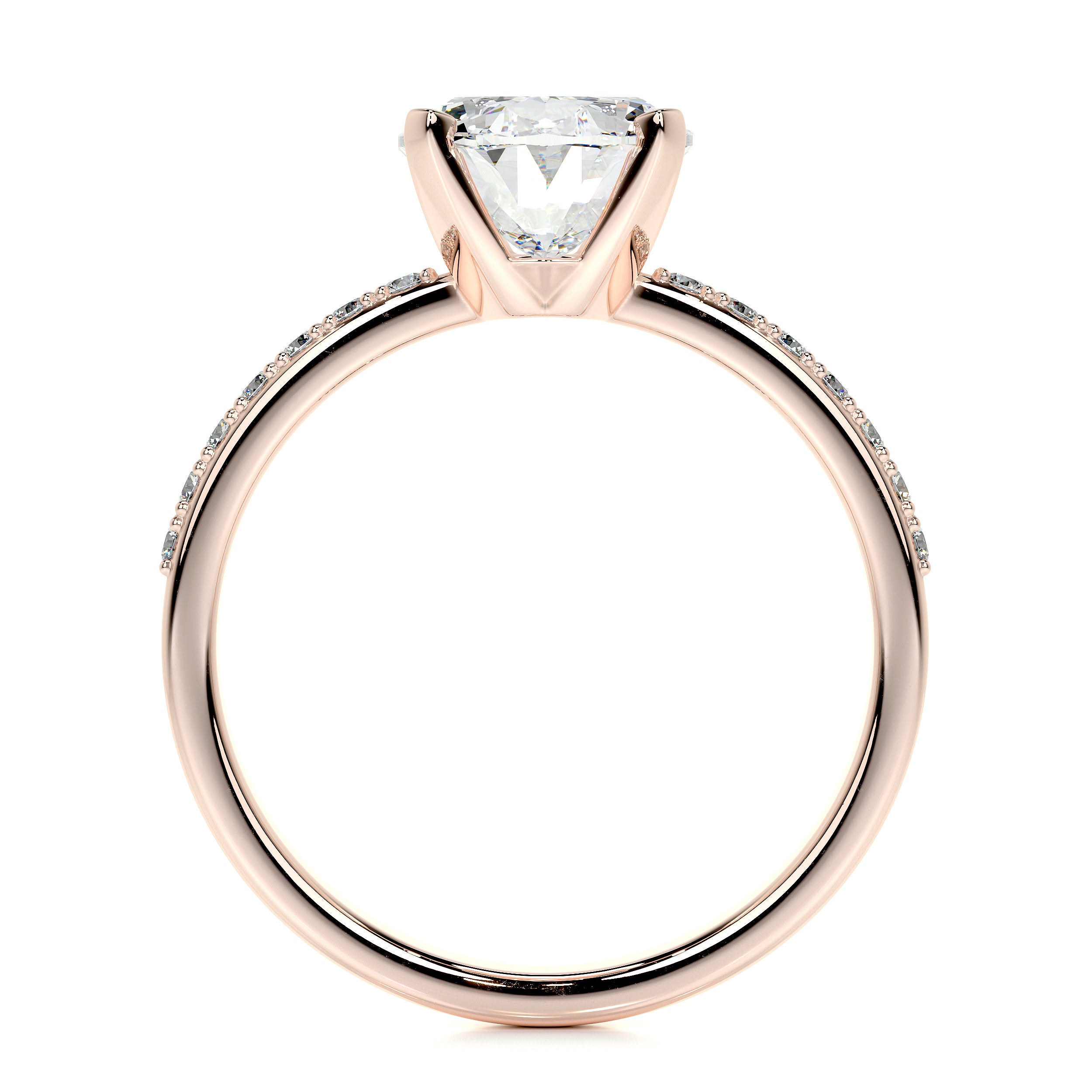 Samantha Lab Grown Diamond Ring -14K Rose Gold