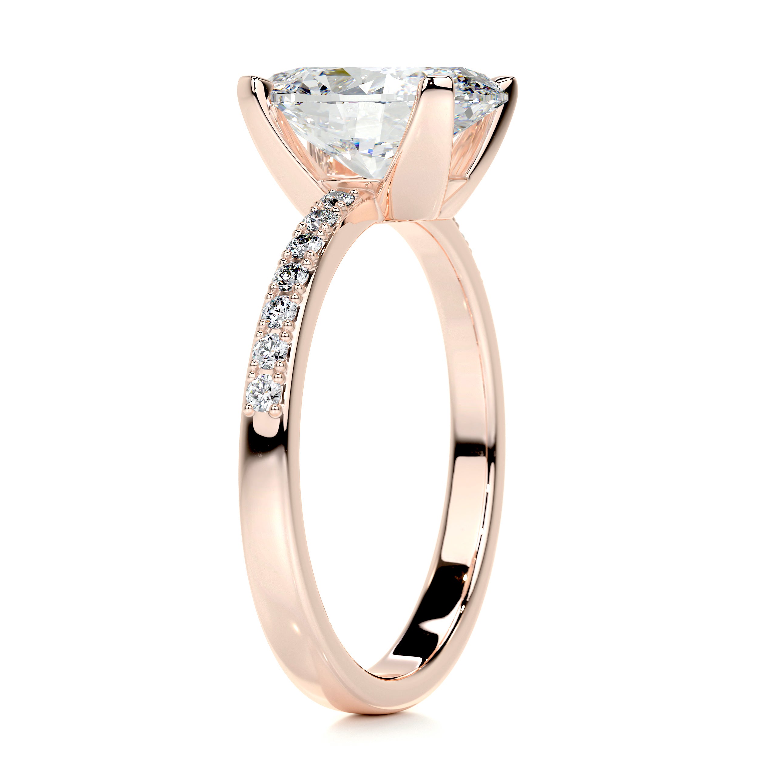 Samantha Diamond Engagement Ring -14K Rose Gold