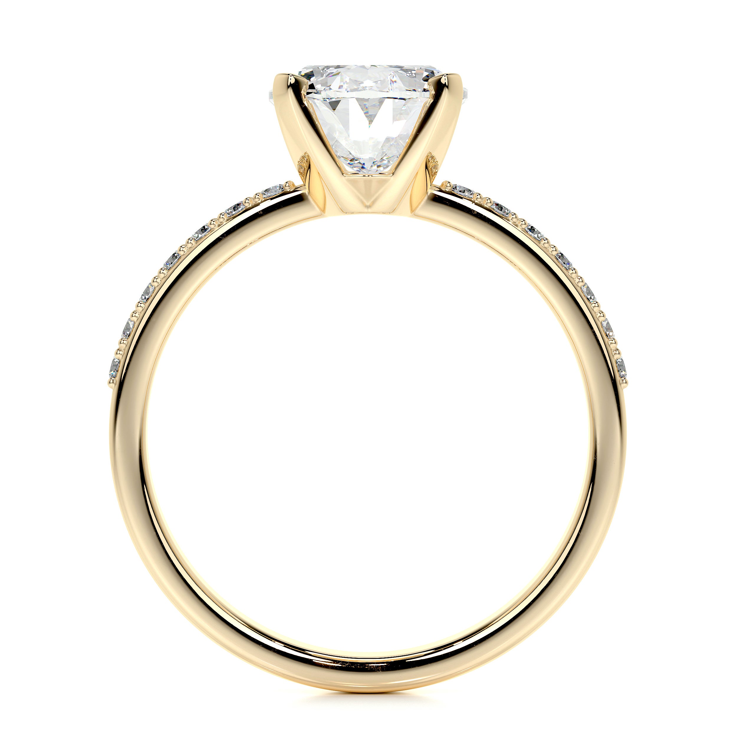 Samantha Lab Grown Diamond Ring -18K Yellow Gold