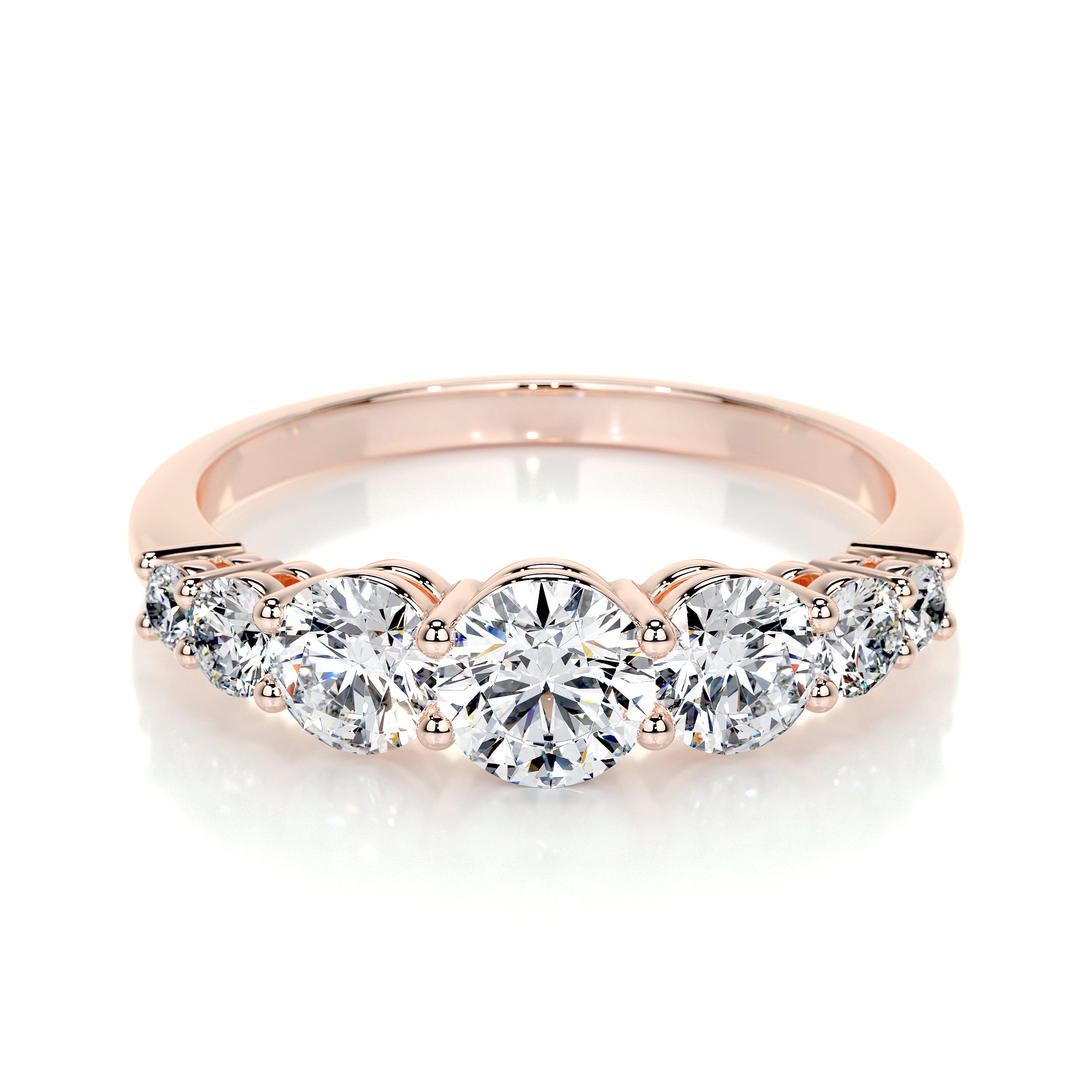 Makenzi Lab Grown Diamond Ring -14K Rose Gold