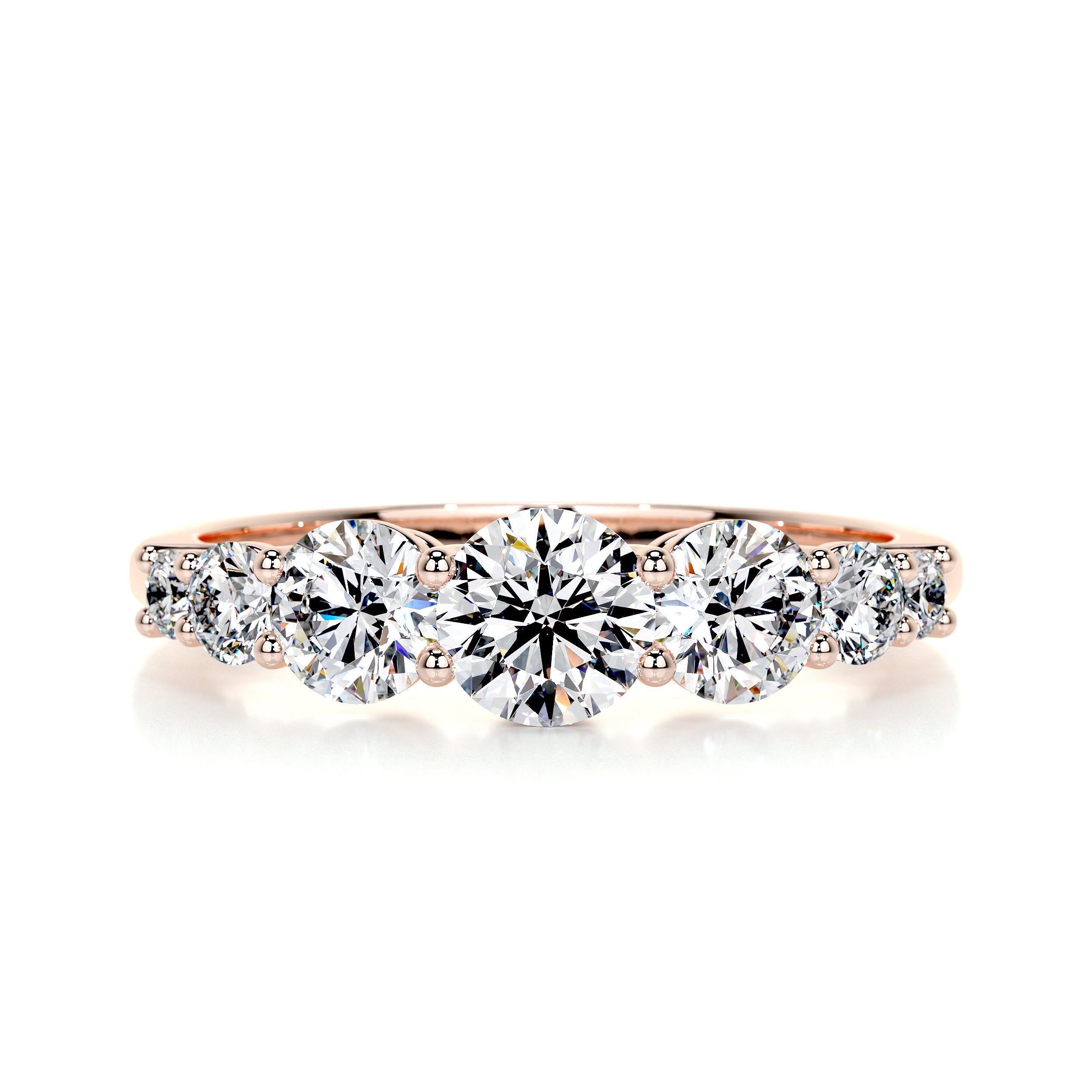 Makenzi Diamond Engagement Ring -14K Rose Gold