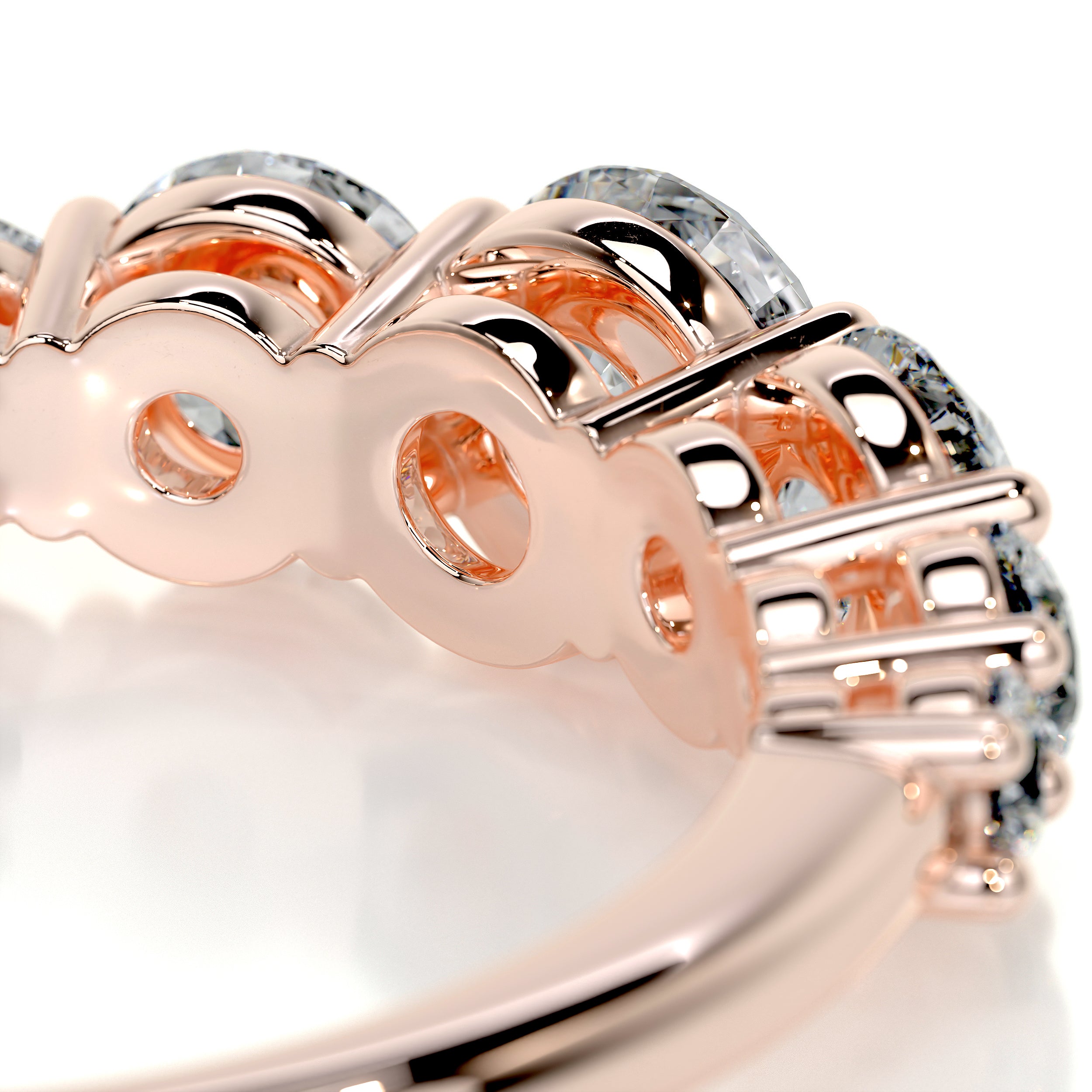 Makenzi Diamond Engagement Ring -14K Rose Gold