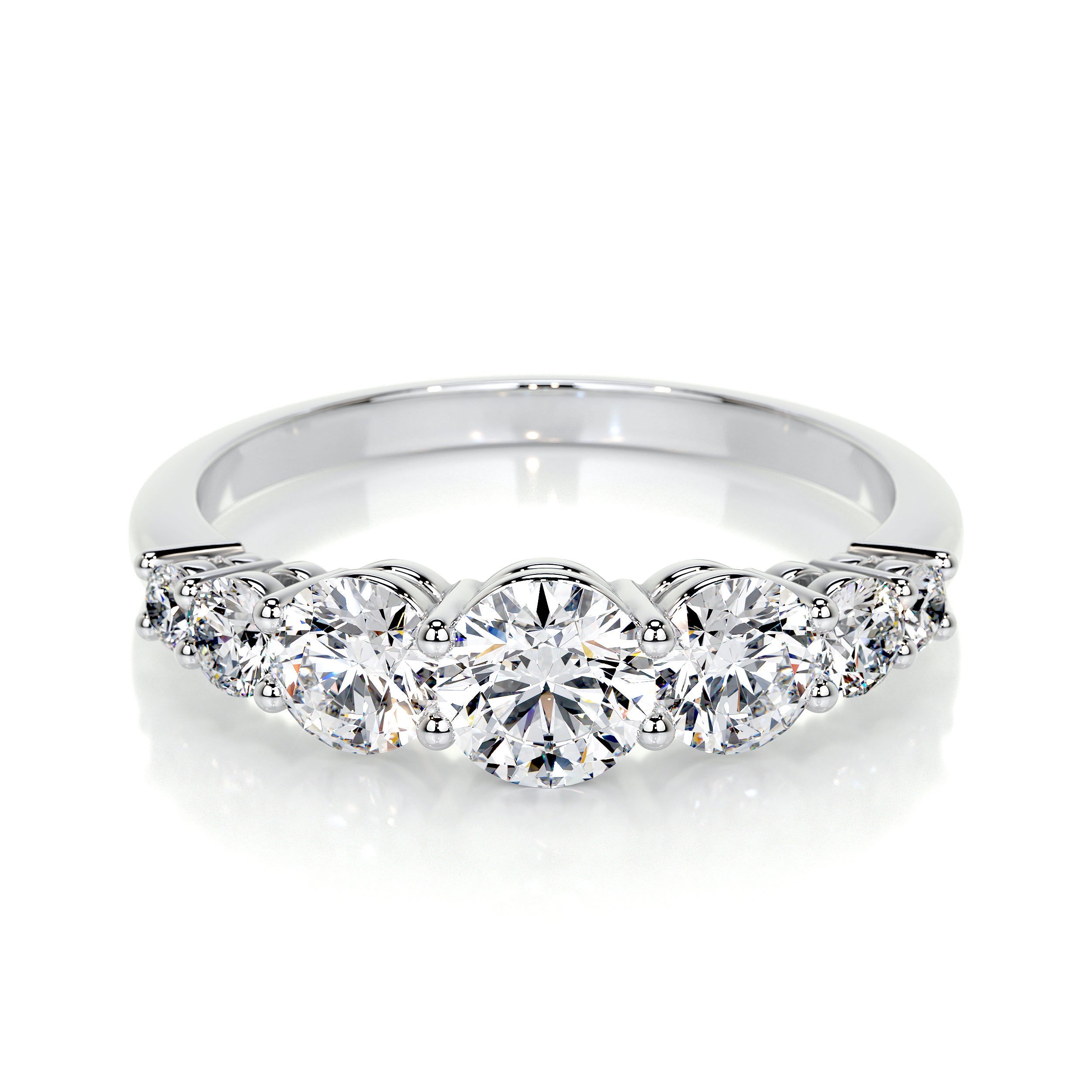 Makenzi Lab Grown Diamond Ring -14K White Gold