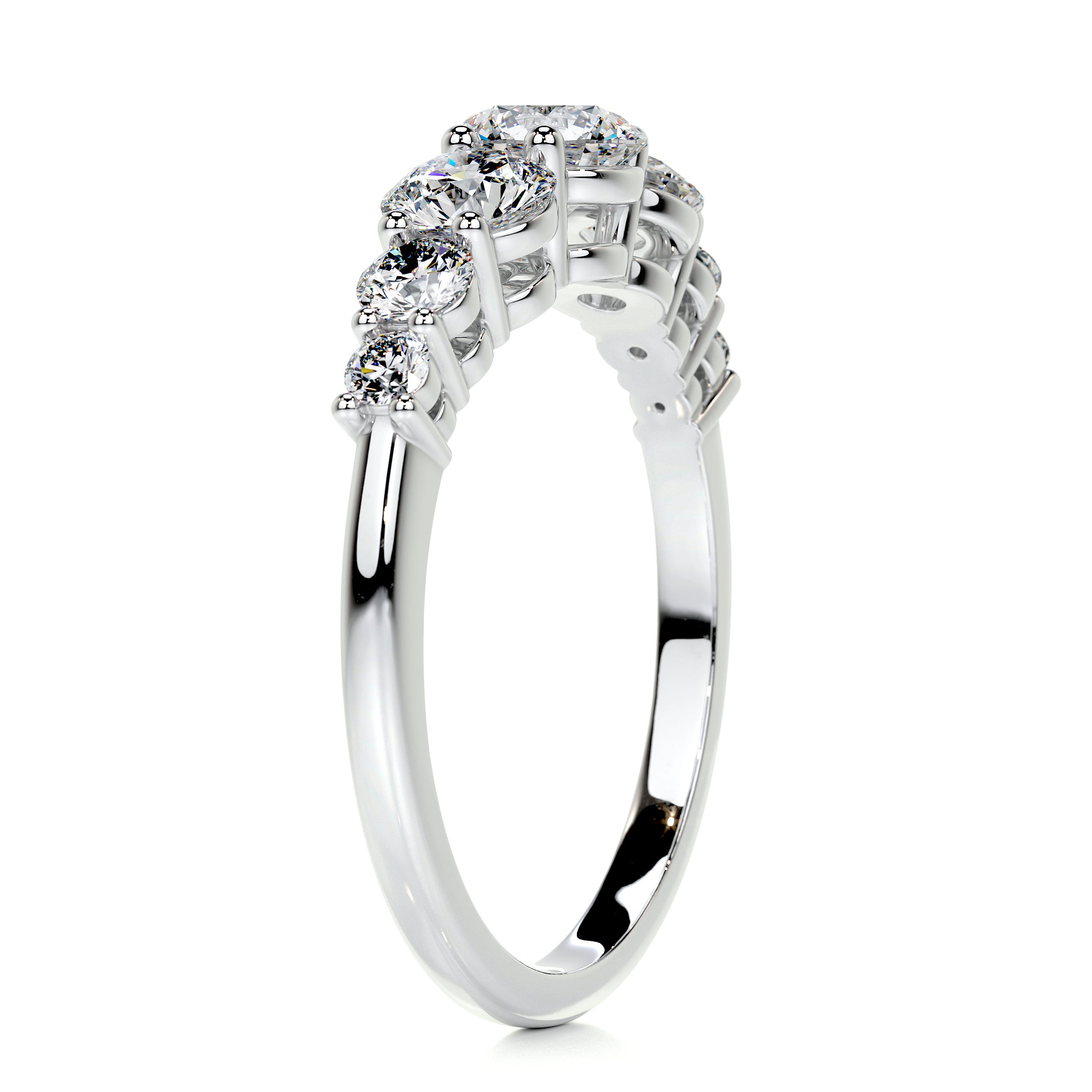 Makenzi Diamond Engagement Ring -14K White Gold