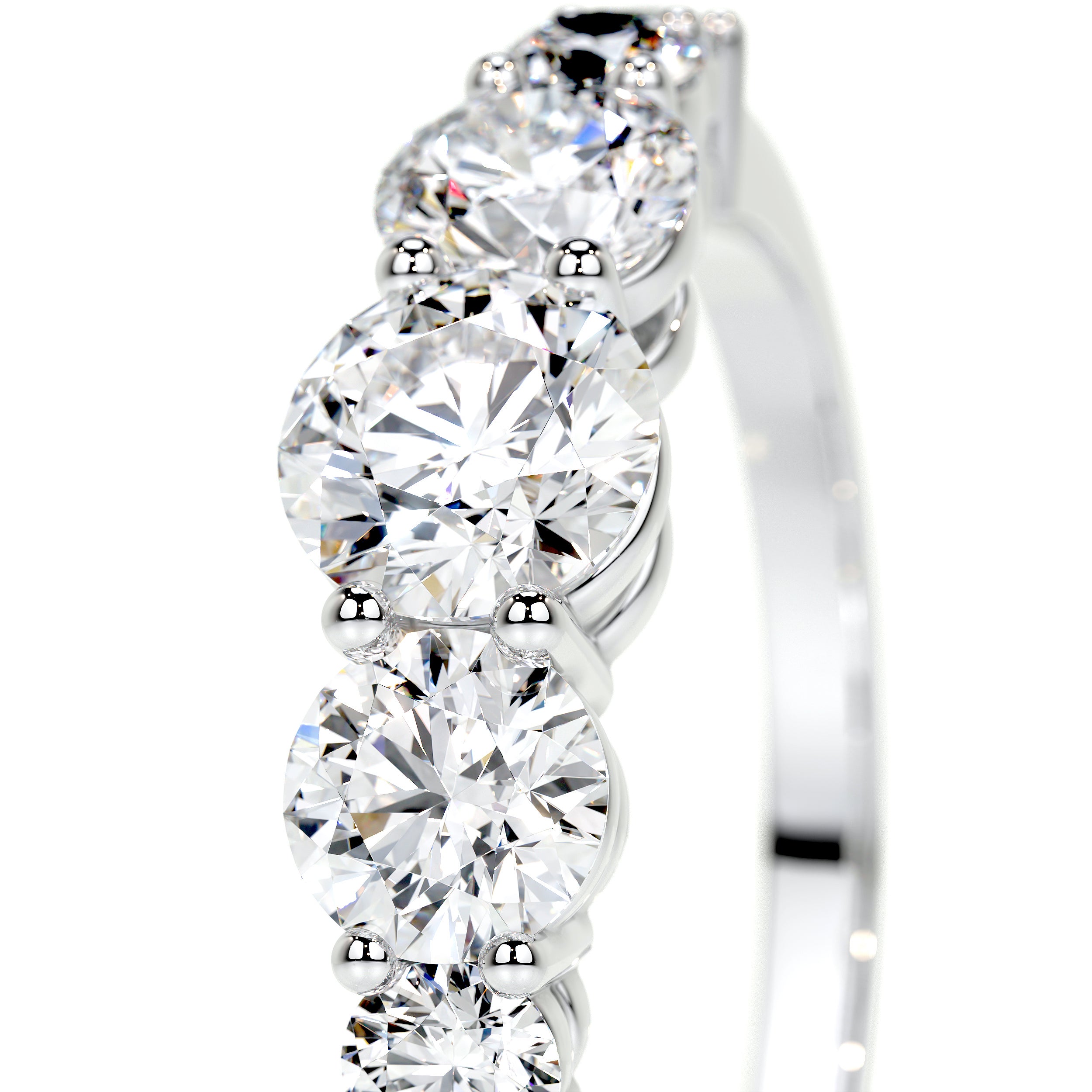 Makenzi Lab Grown Diamond Ring -18K White Gold