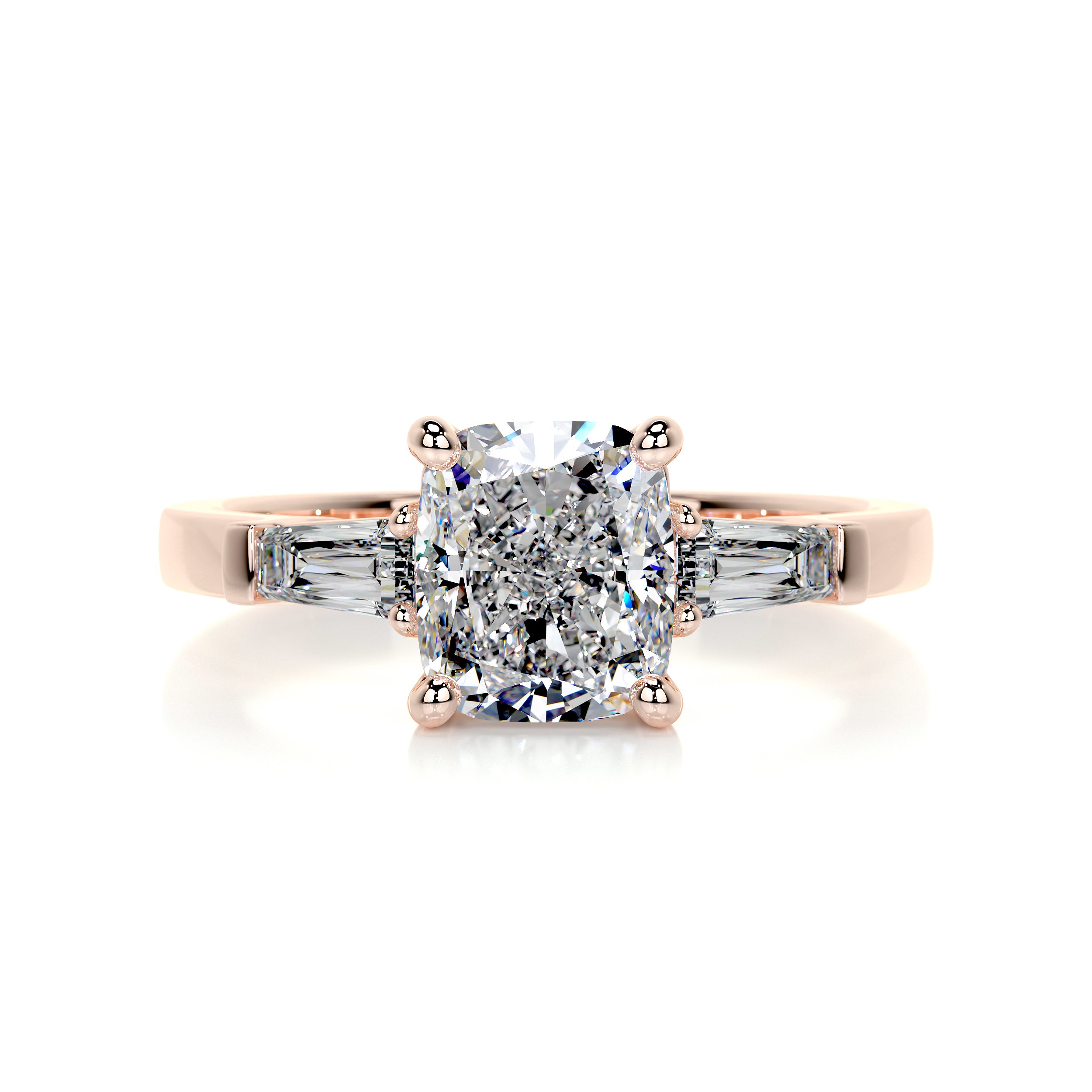 Skylar Diamond Engagement Ring -14K Rose Gold