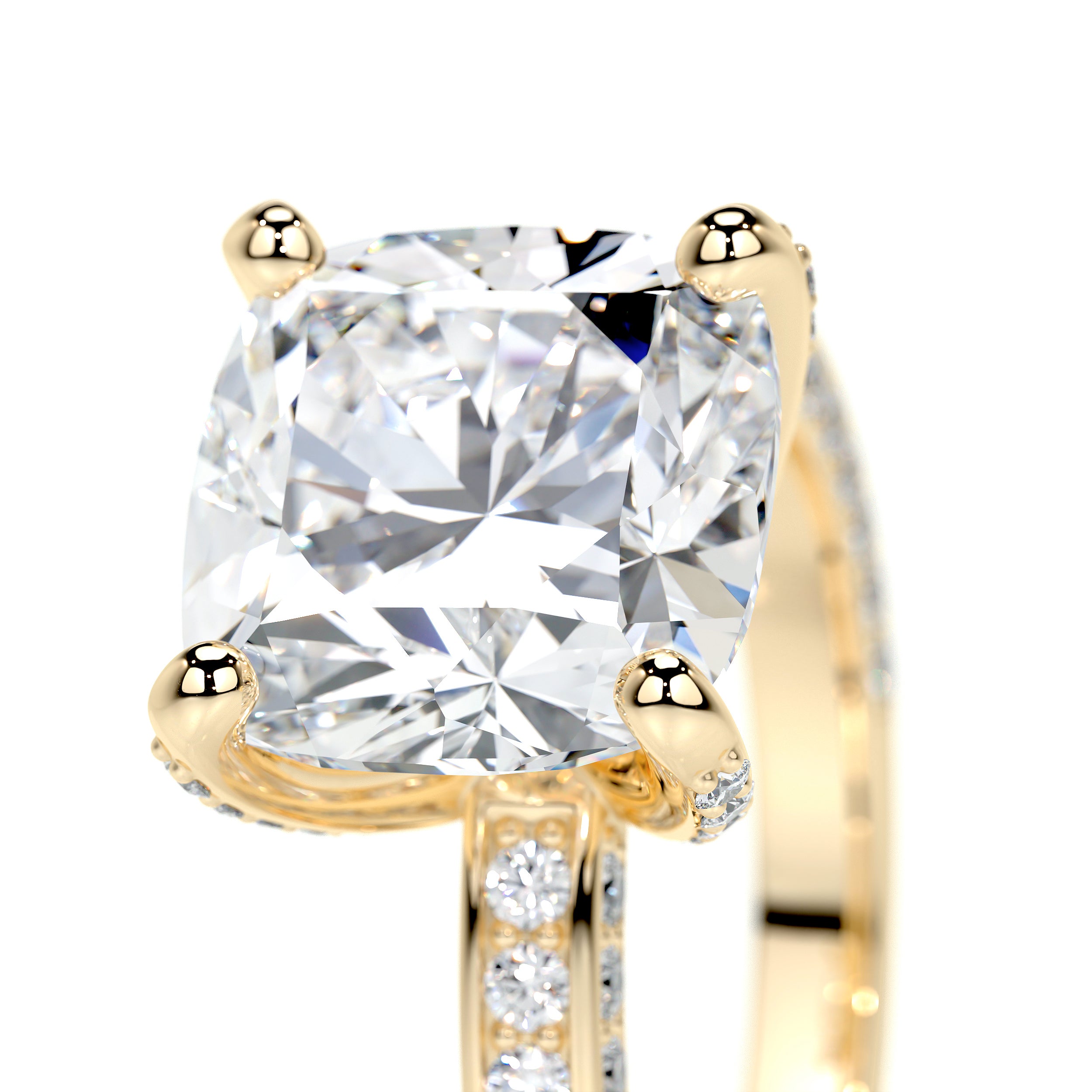 Lyric Lab Grown Diamond Ring -18K Yellow Gold