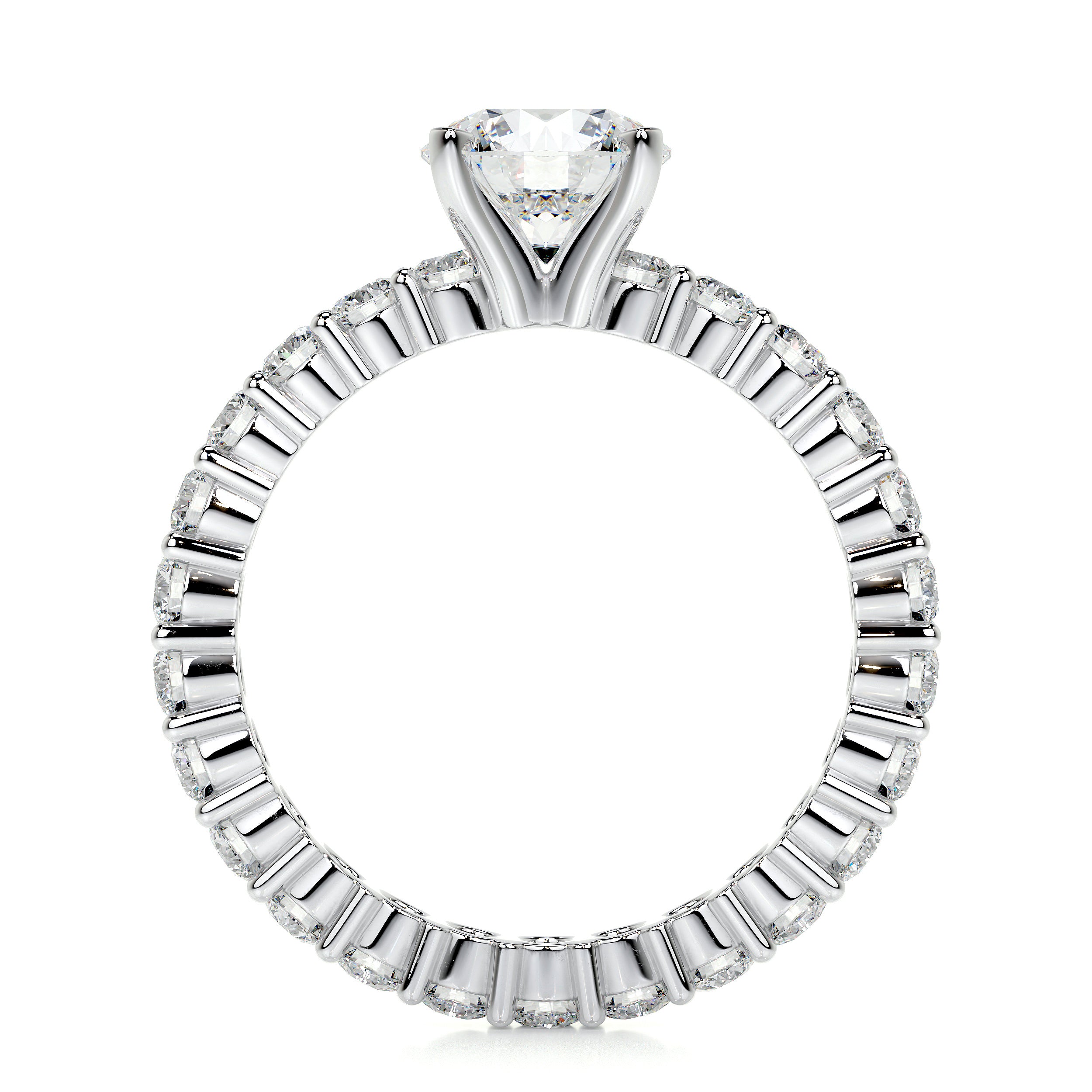 Jenna Lab Grown Diamond Ring -14K White Gold