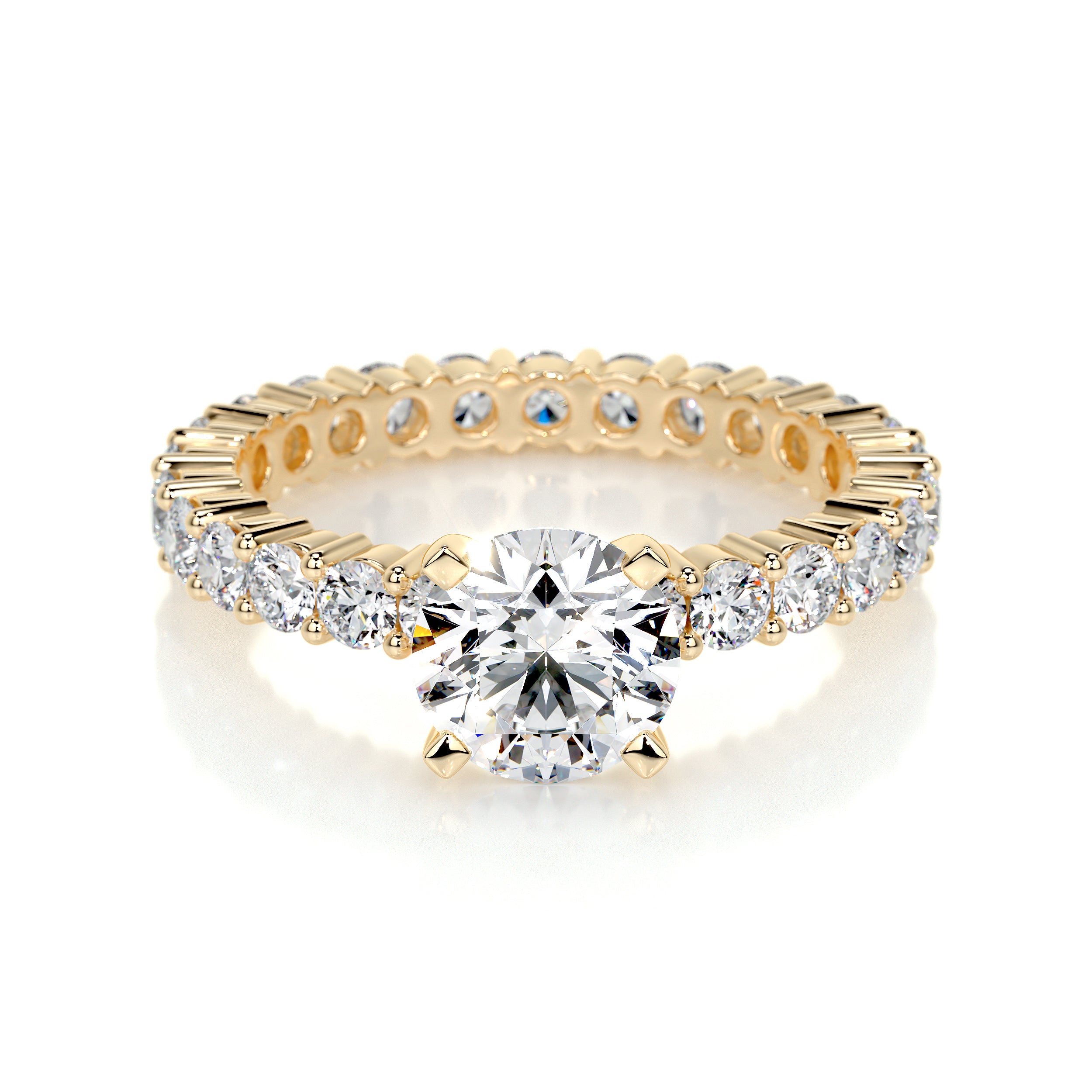 Jenna Lab Grown Diamond Ring -18K Yellow Gold