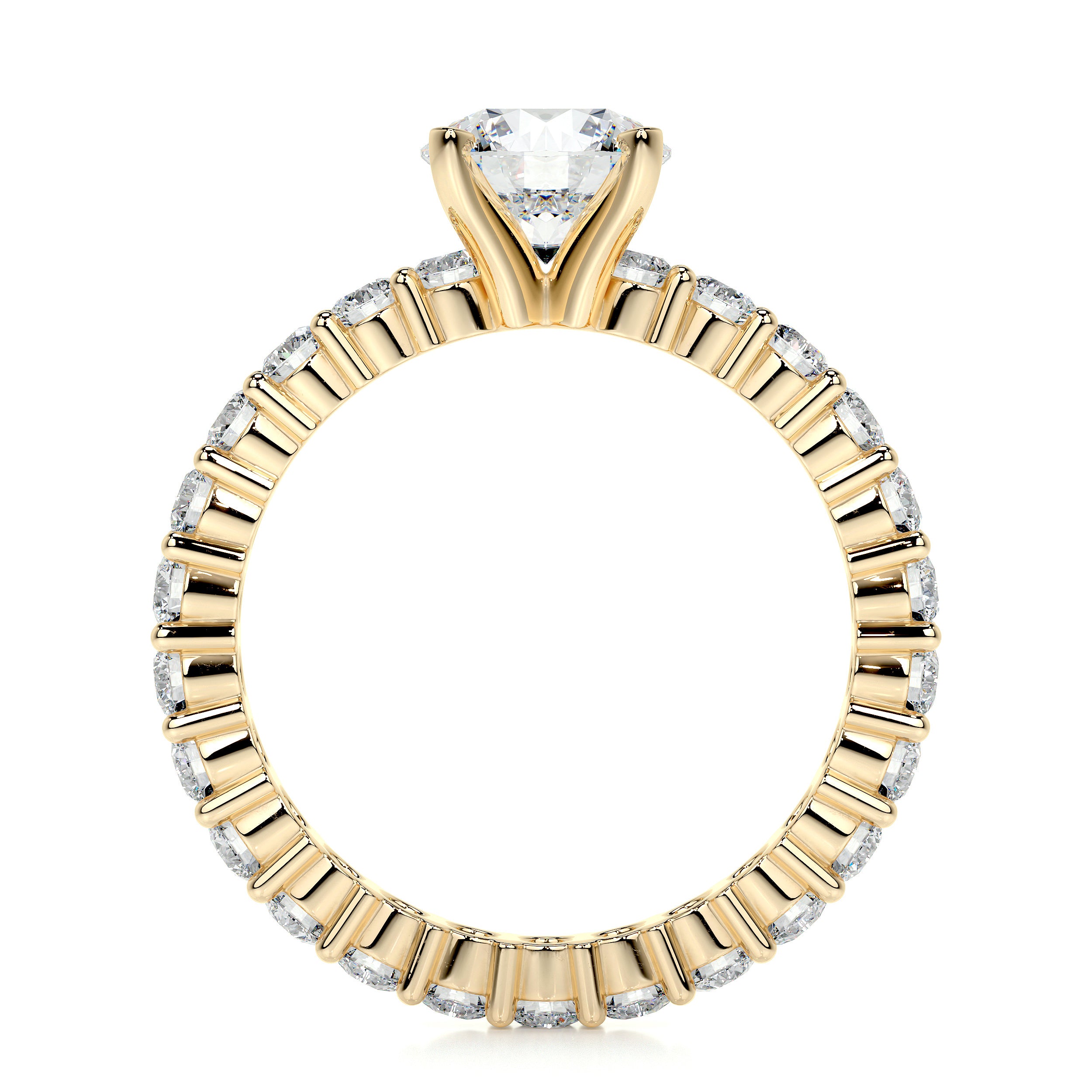 Jenna Lab Grown Diamond Ring -18K Yellow Gold