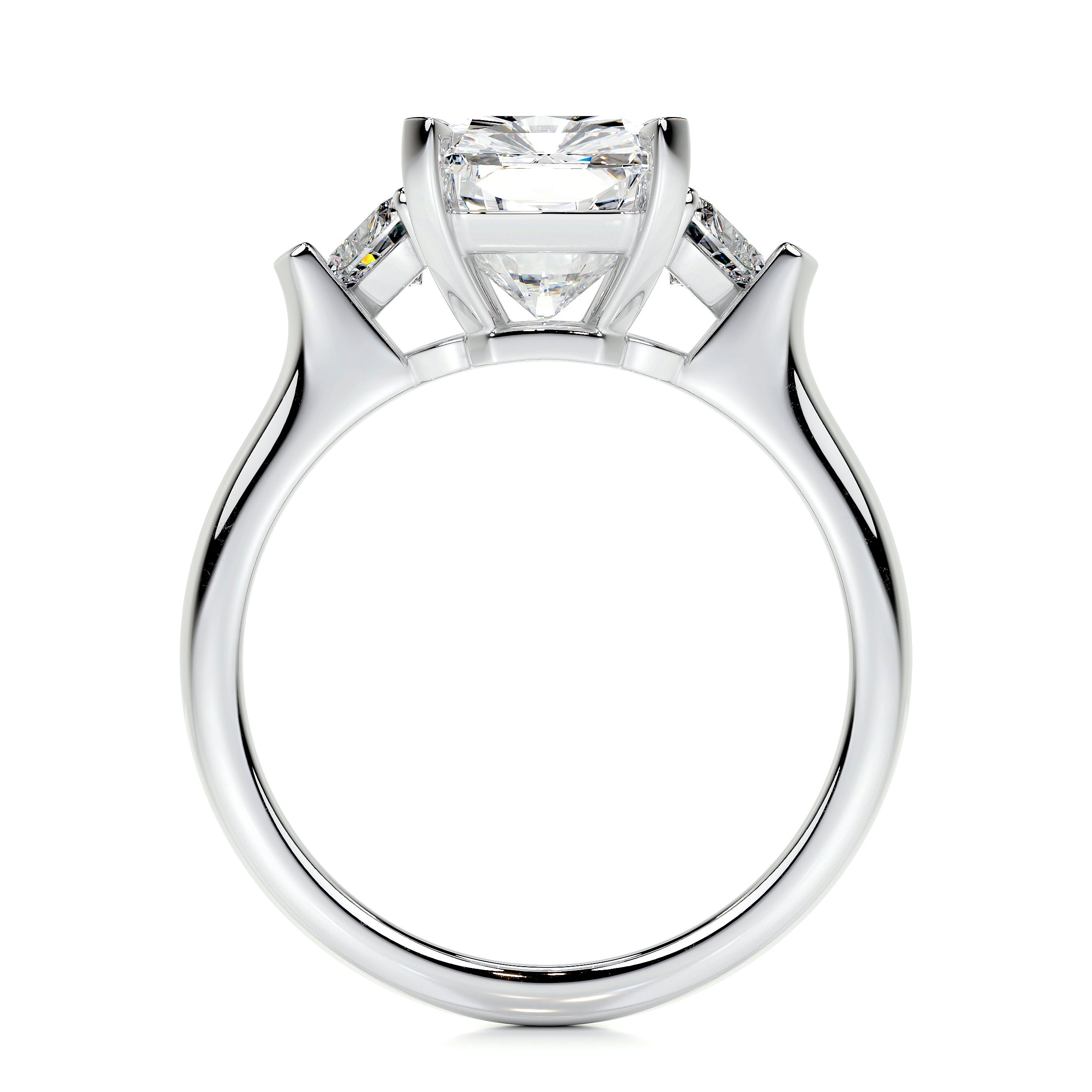 Kamala Lab Grown Diamond Ring -18K White Gold