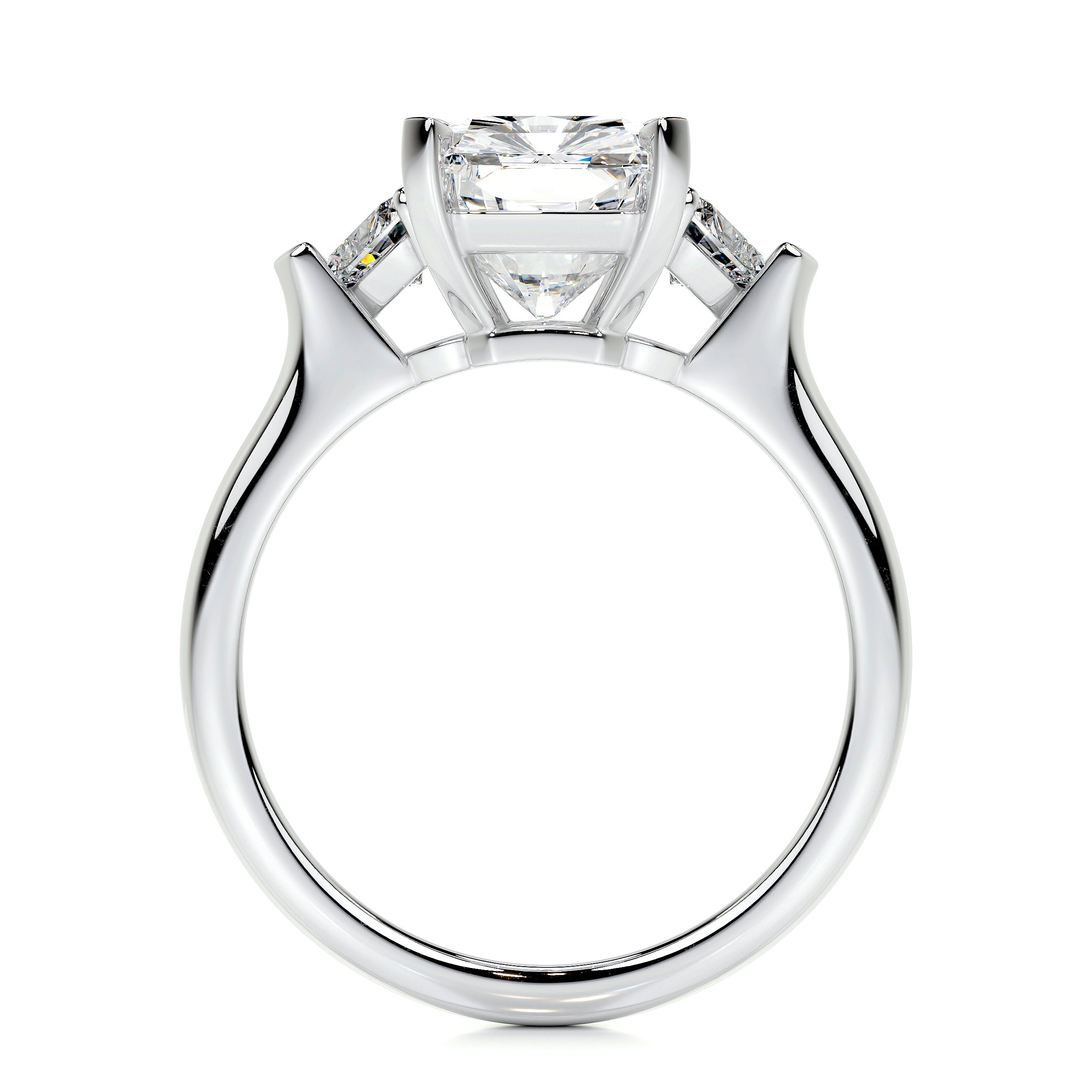 Kamala Lab Grown Diamond Ring -14K White Gold