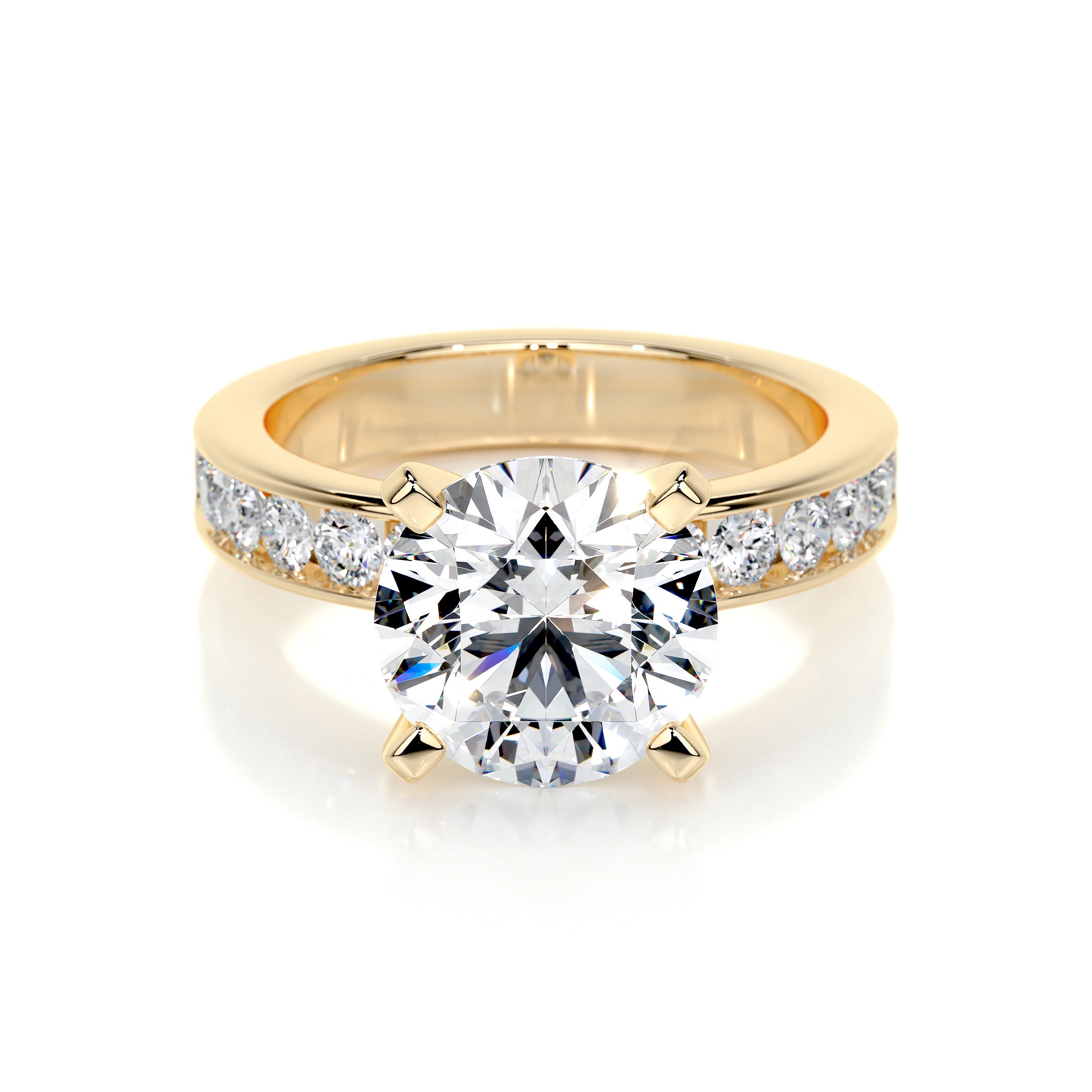 Giselle Lab Grown Diamond Ring -18K Yellow Gold
