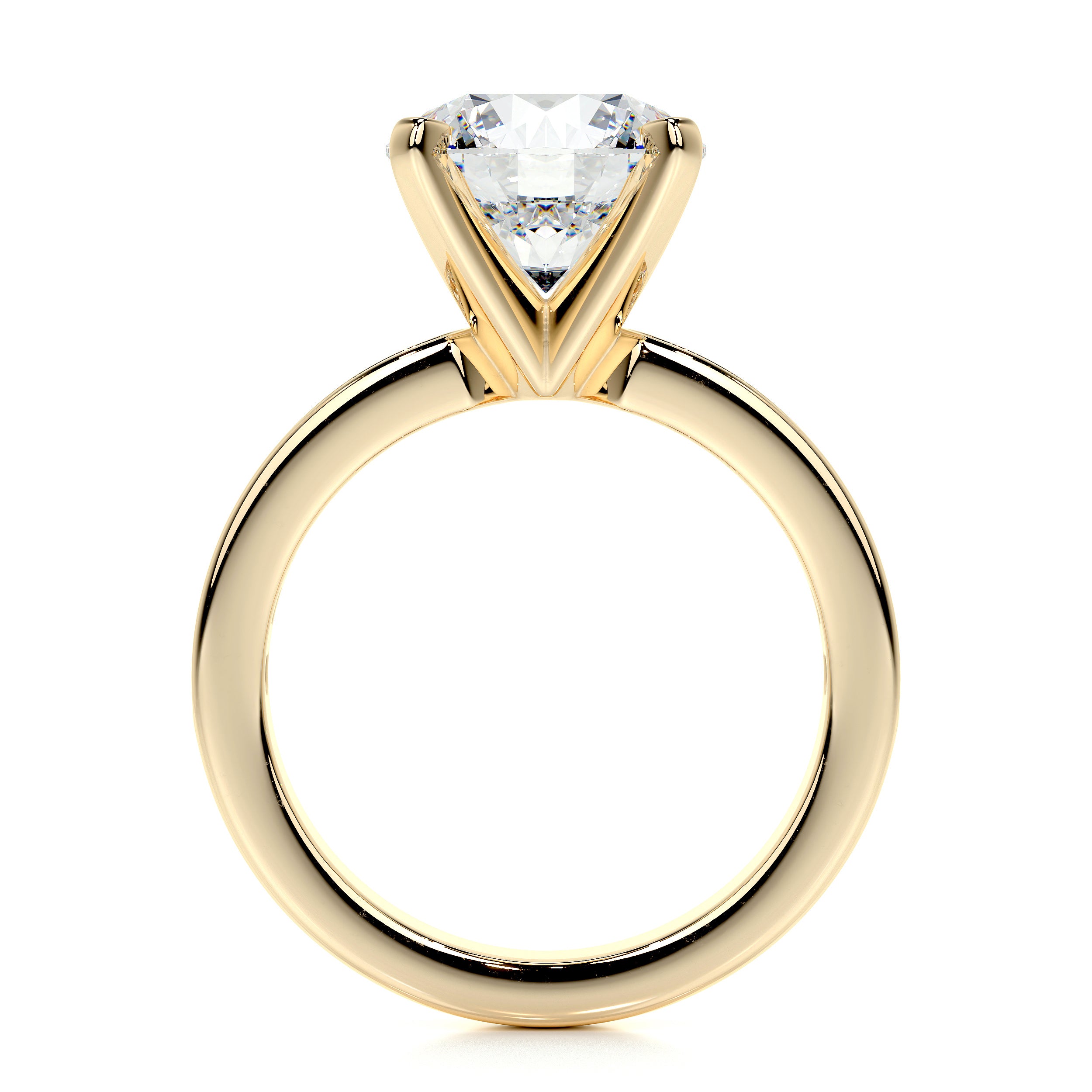 Giselle Lab Grown Diamond Ring -18K Yellow Gold