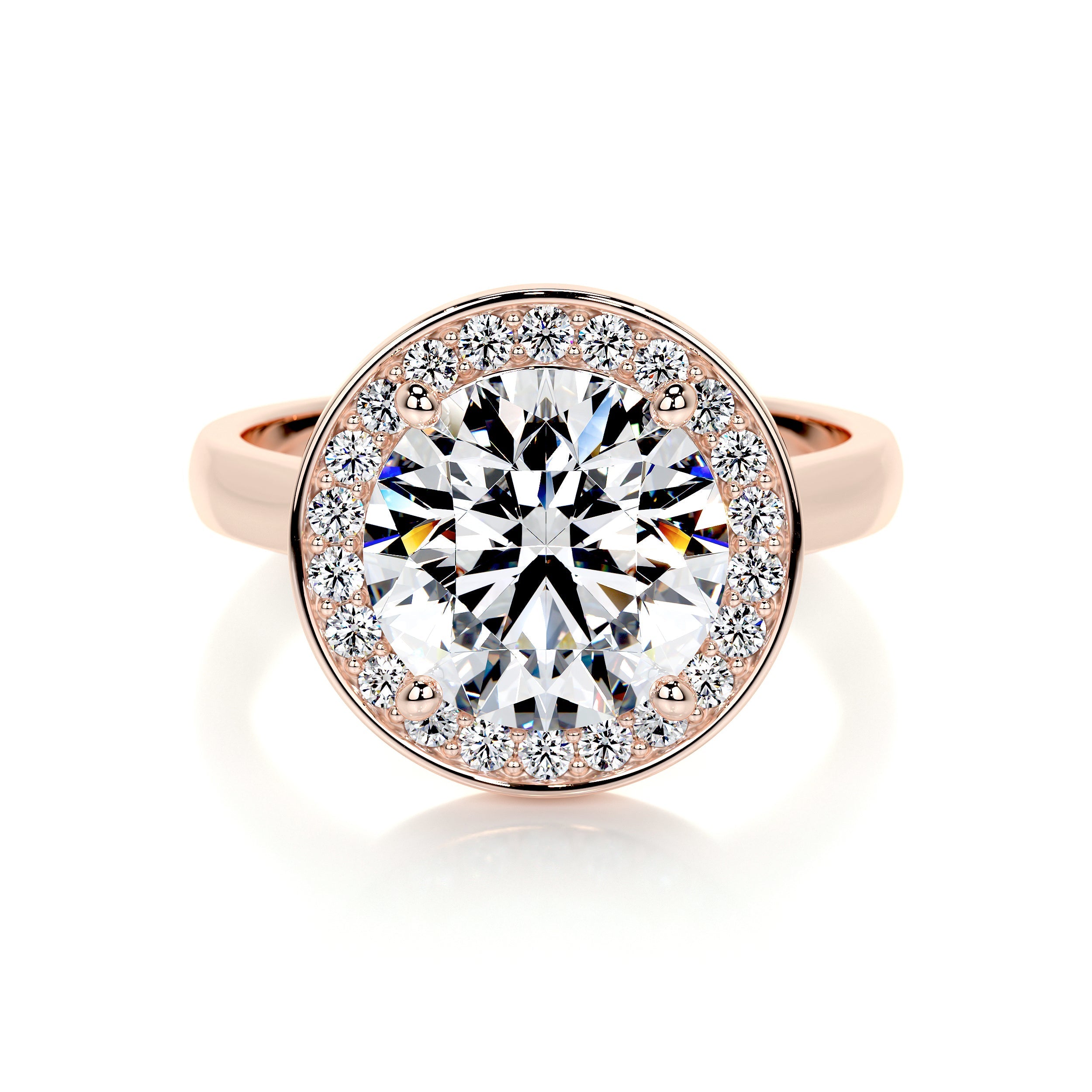 Charlie Lab Grown Diamond Ring (2.75 Carat) -14K Rose Gold