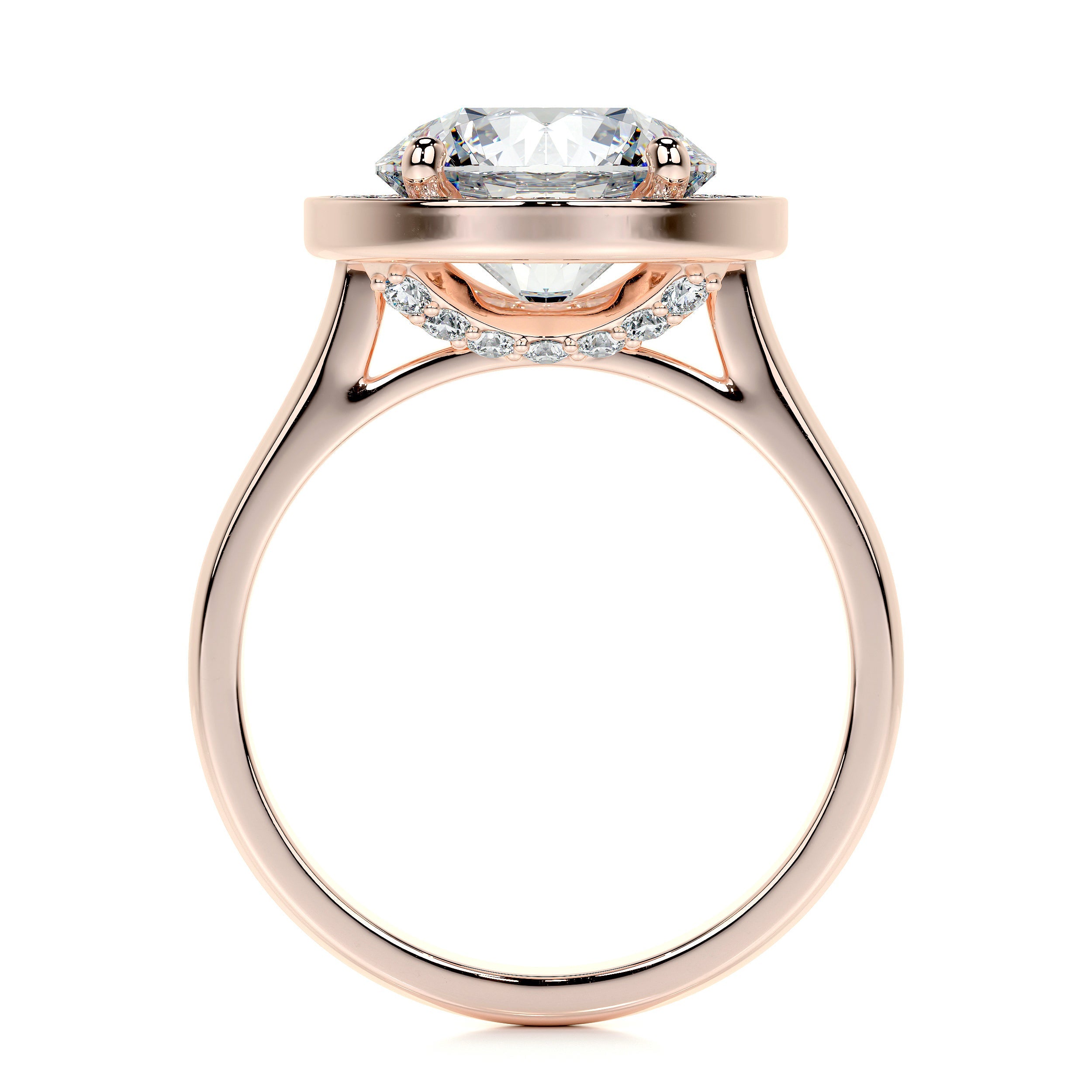 Charlie Lab Grown Diamond Ring (2.75 Carat) -14K Rose Gold