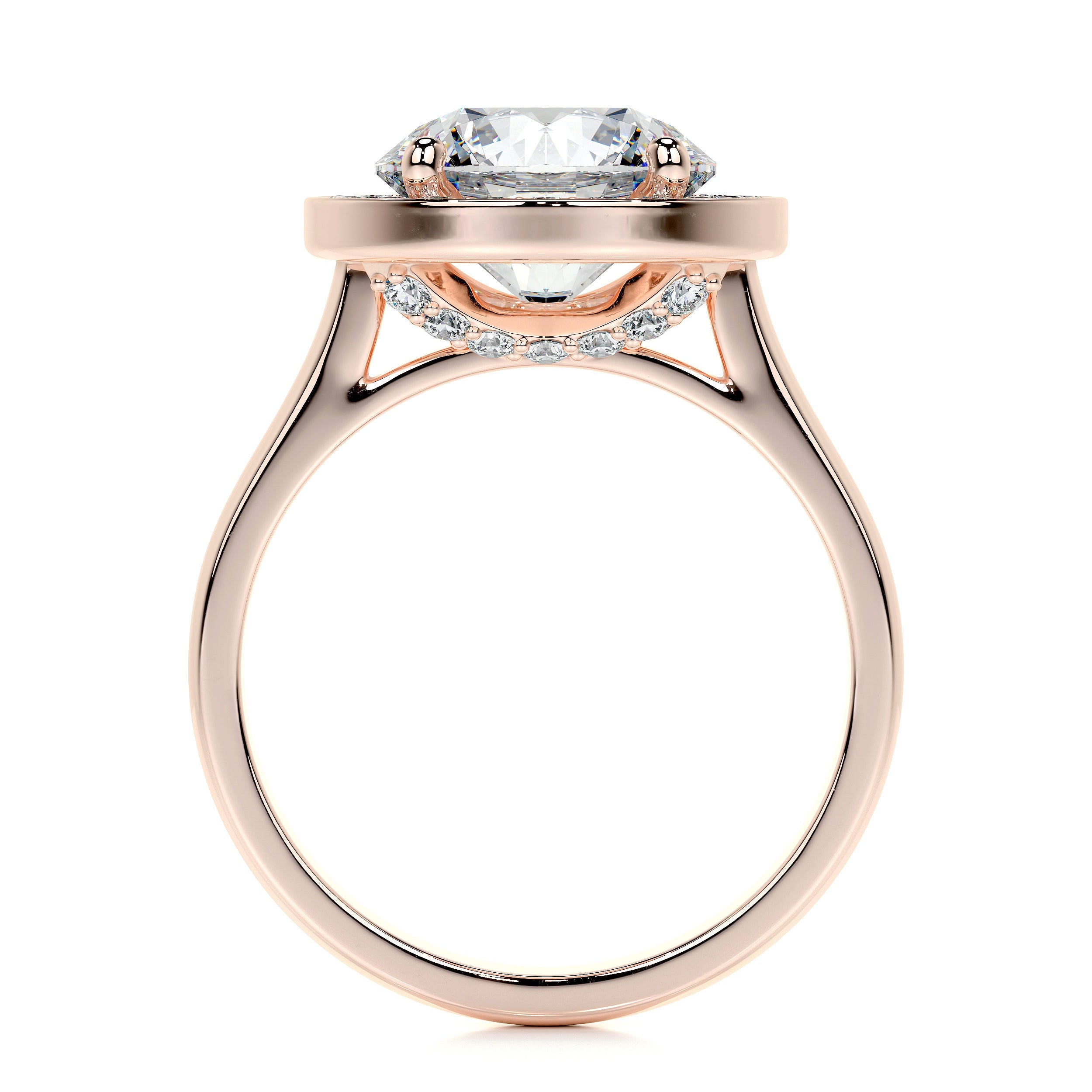 Charlie Lab Grown Diamond Ring   (2.75 Carat) -14K Rose Gold