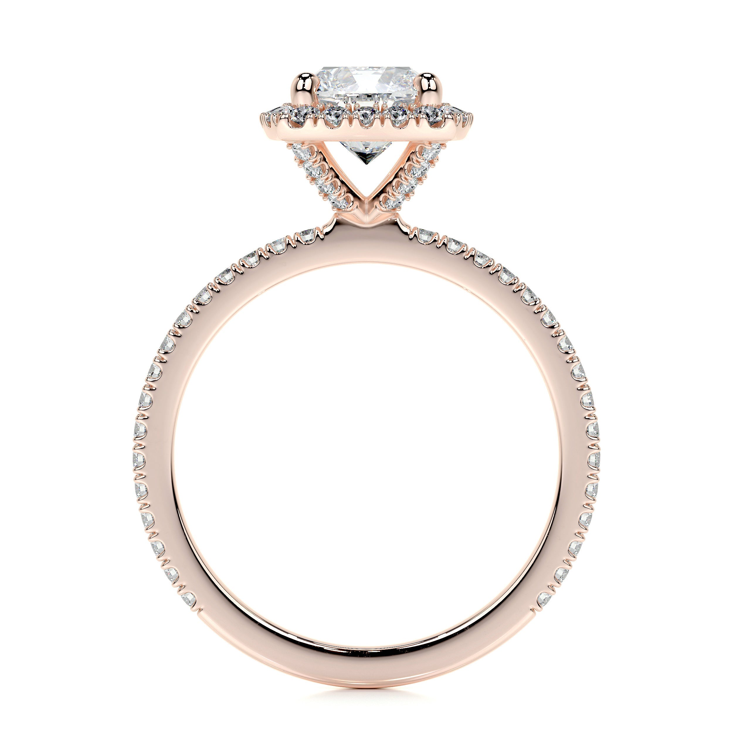 Madison Lab Grown Diamond Ring (1.5 Carat) -14K Rose Gold