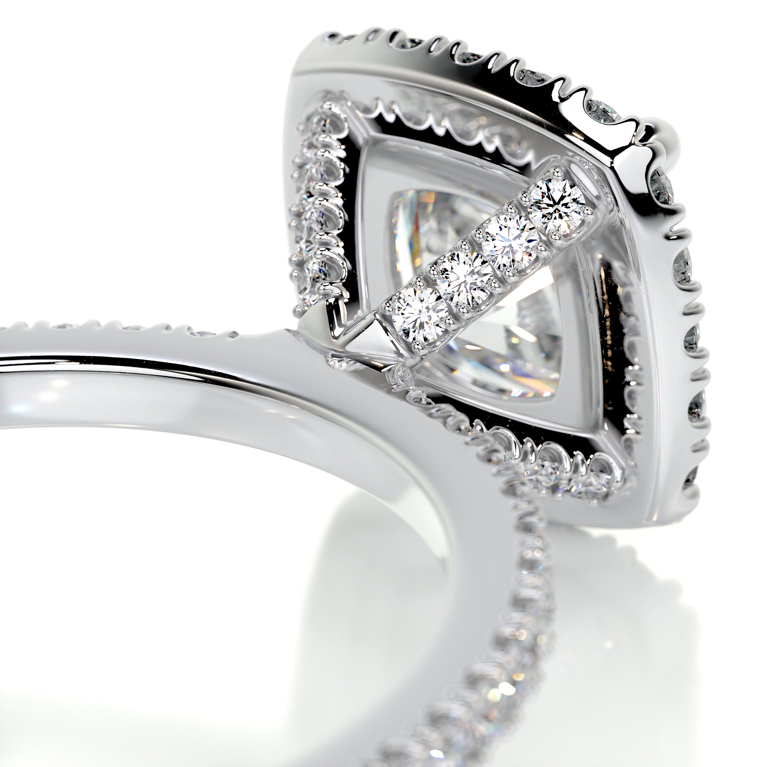 Madison Diamond Engagement Ring -14K White Gold