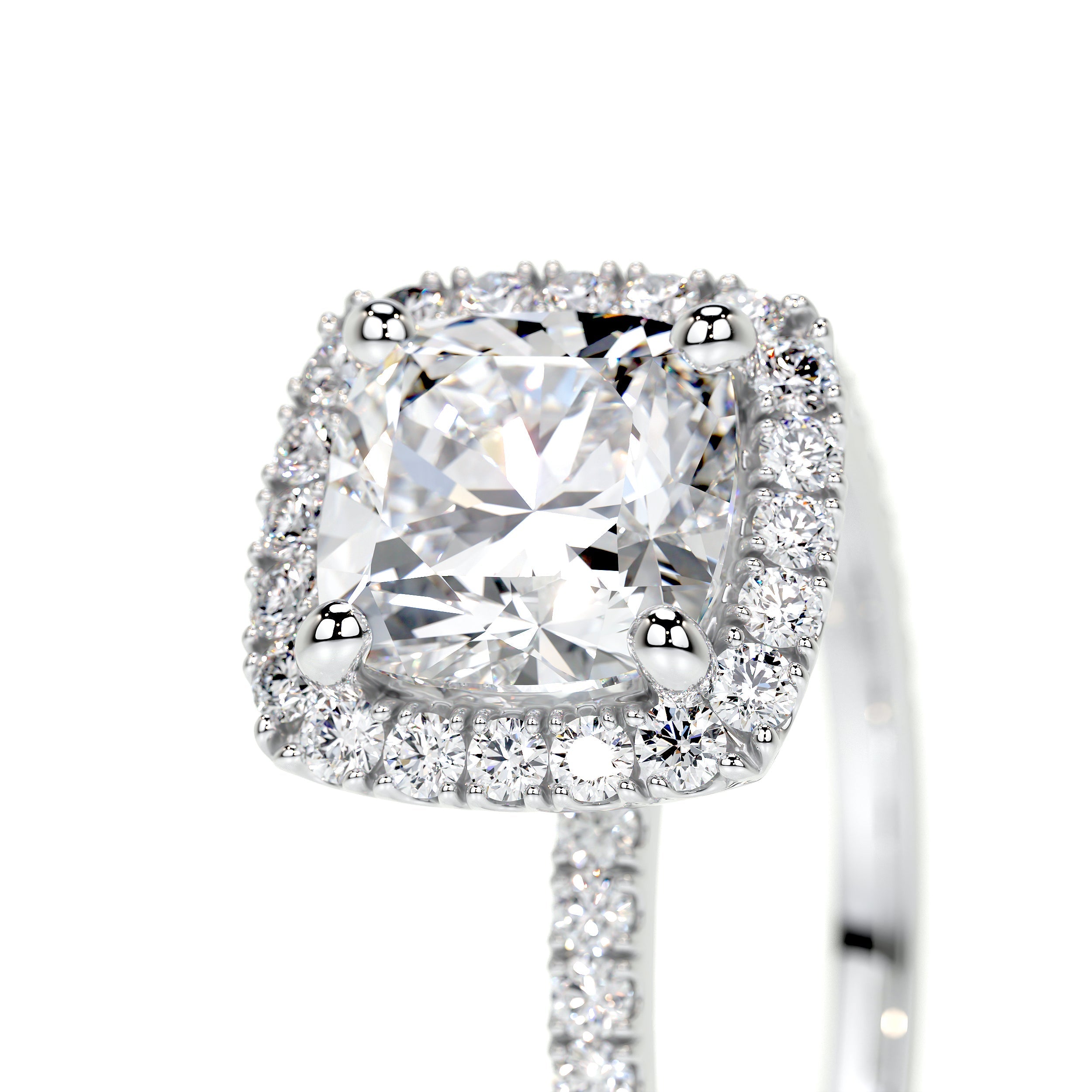 Madison Lab Grown Diamond Ring   (1.5 Carat) -18K White Gold