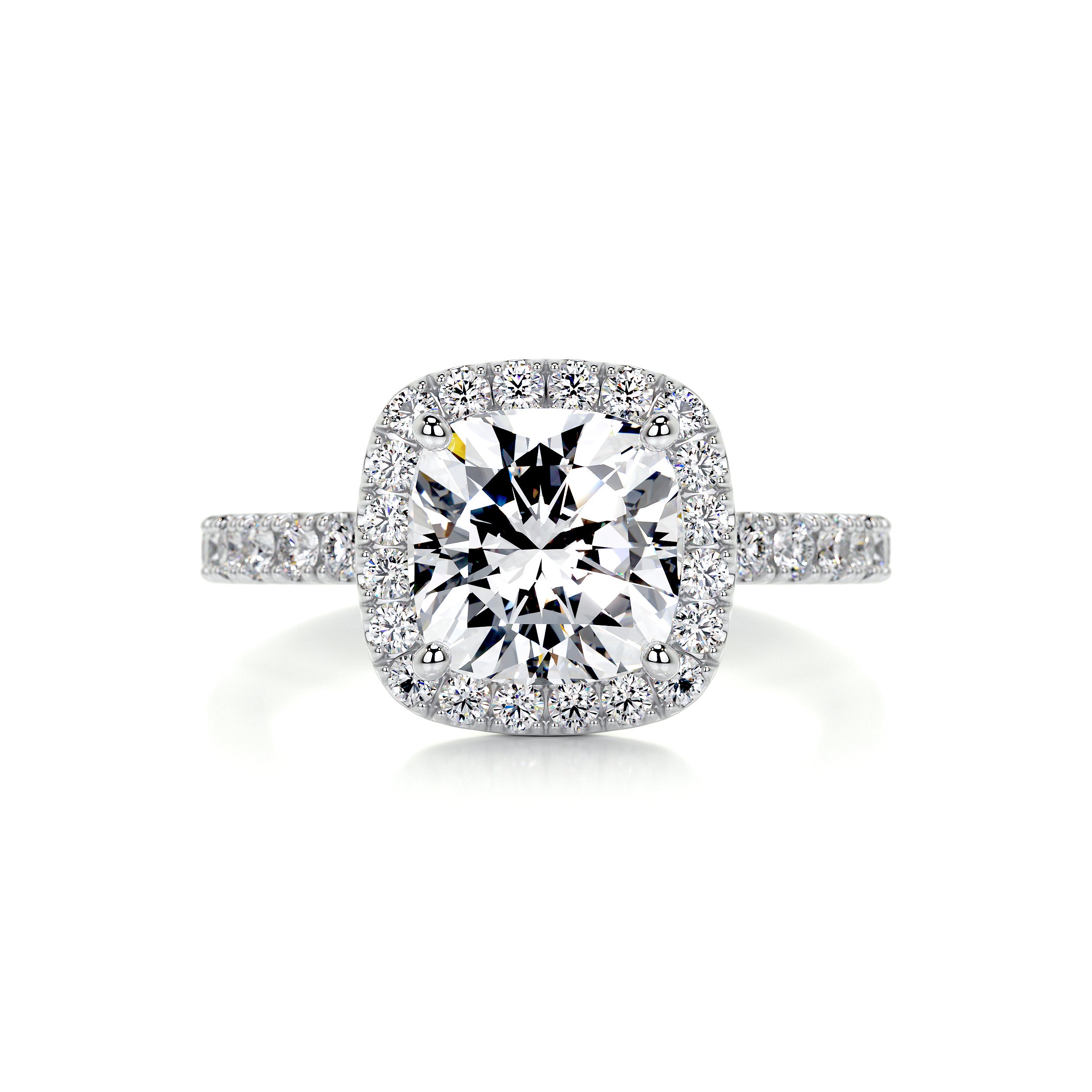 Alice Diamond Engagement Ring -14K White Gold