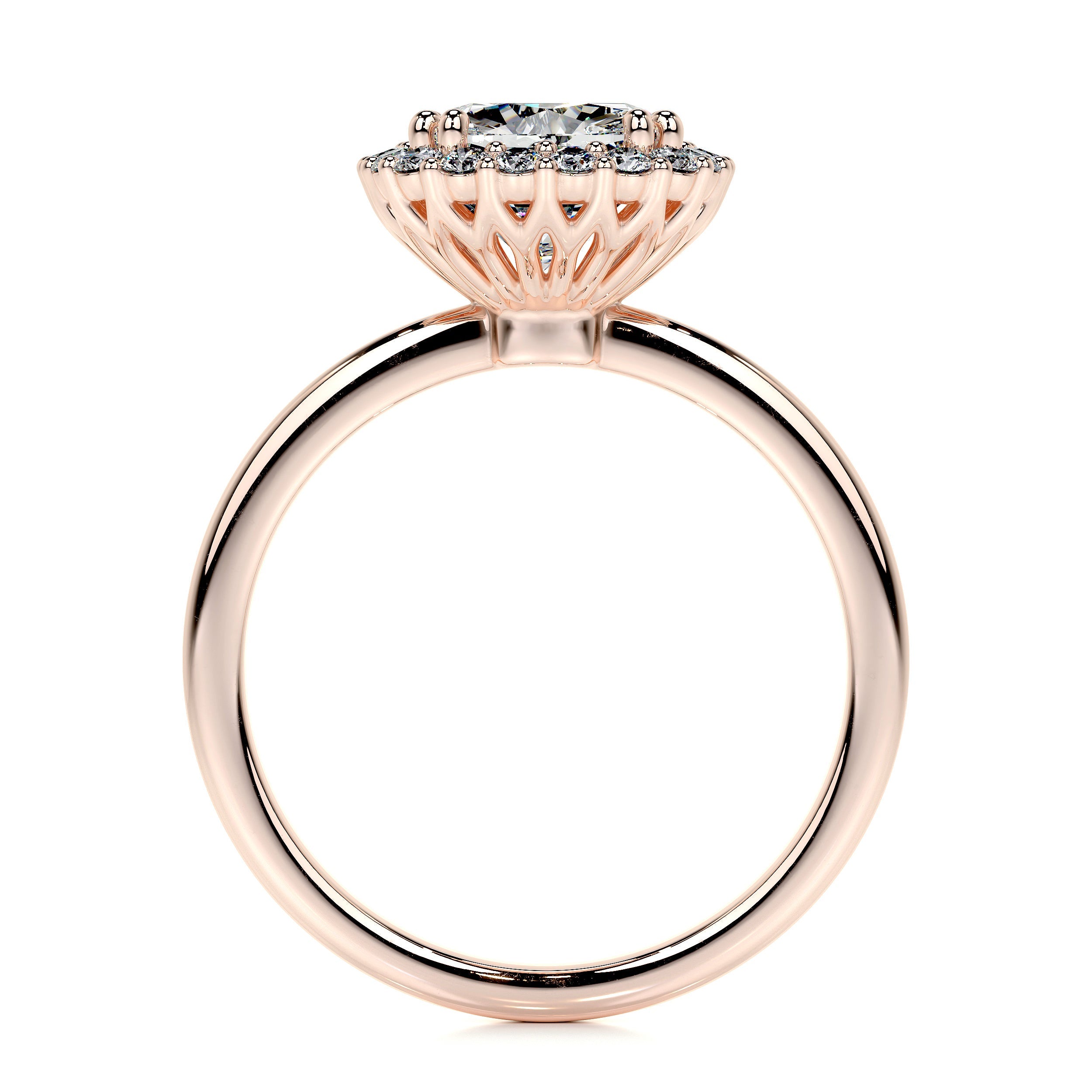 Bailey Lab Grown Diamond Ring   (2.25 Carat) -14K Rose Gold